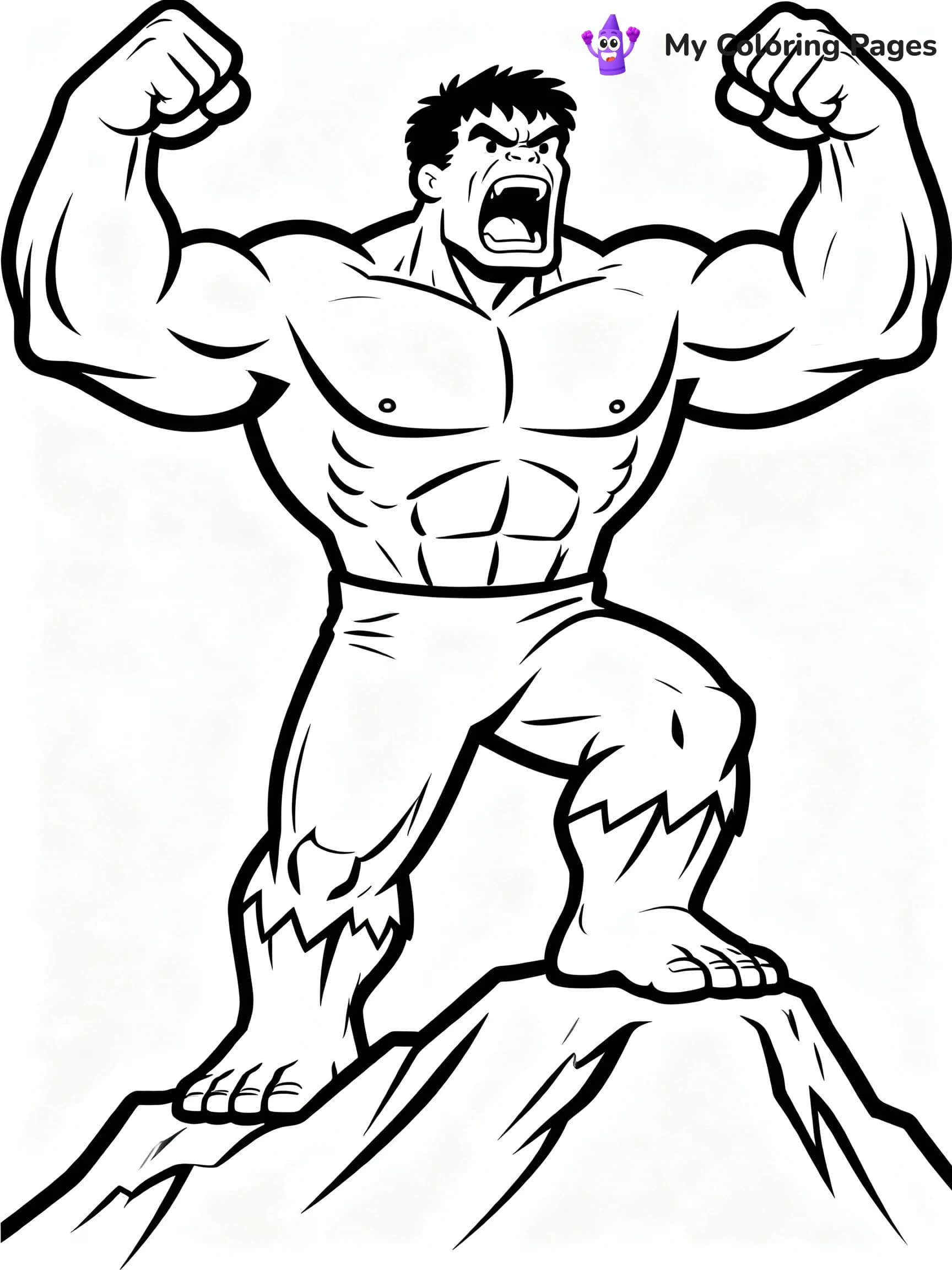 Hulk Smash Coloring Pages - 9