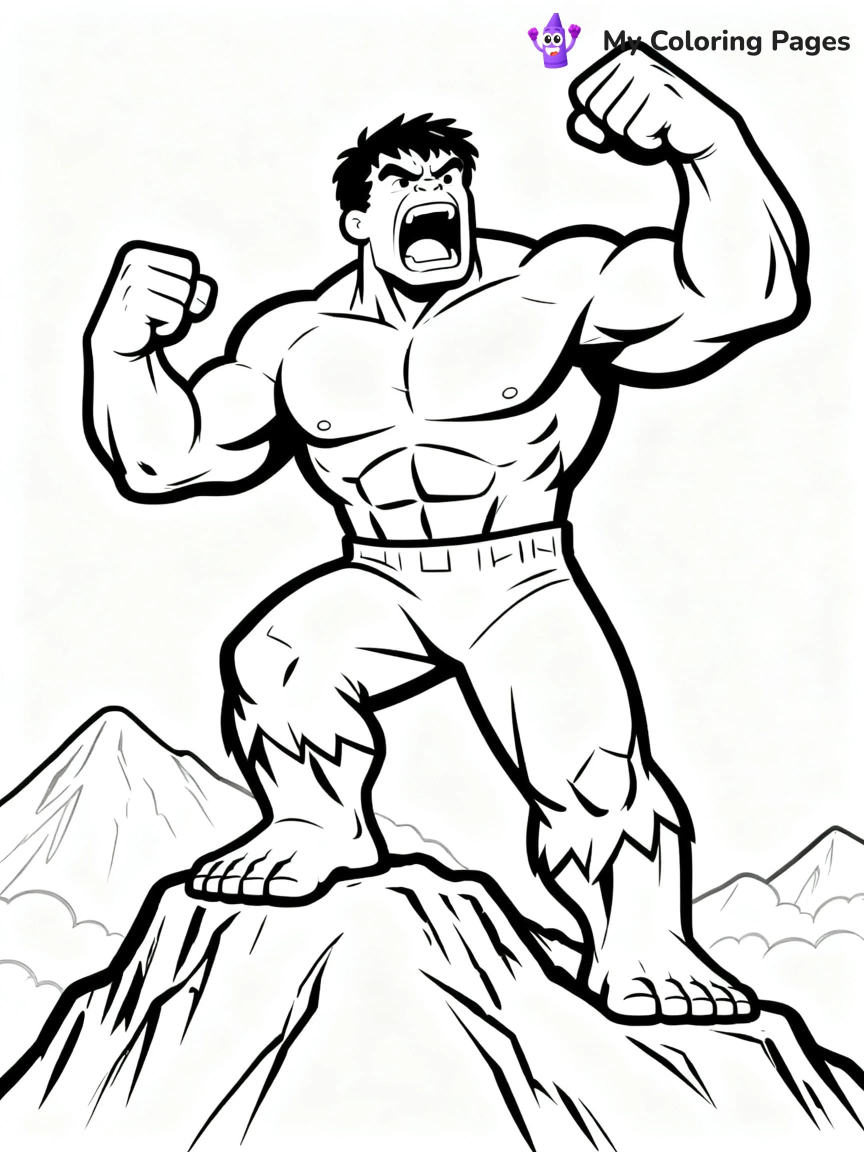 Hulk Smash Coloring Pages - 5