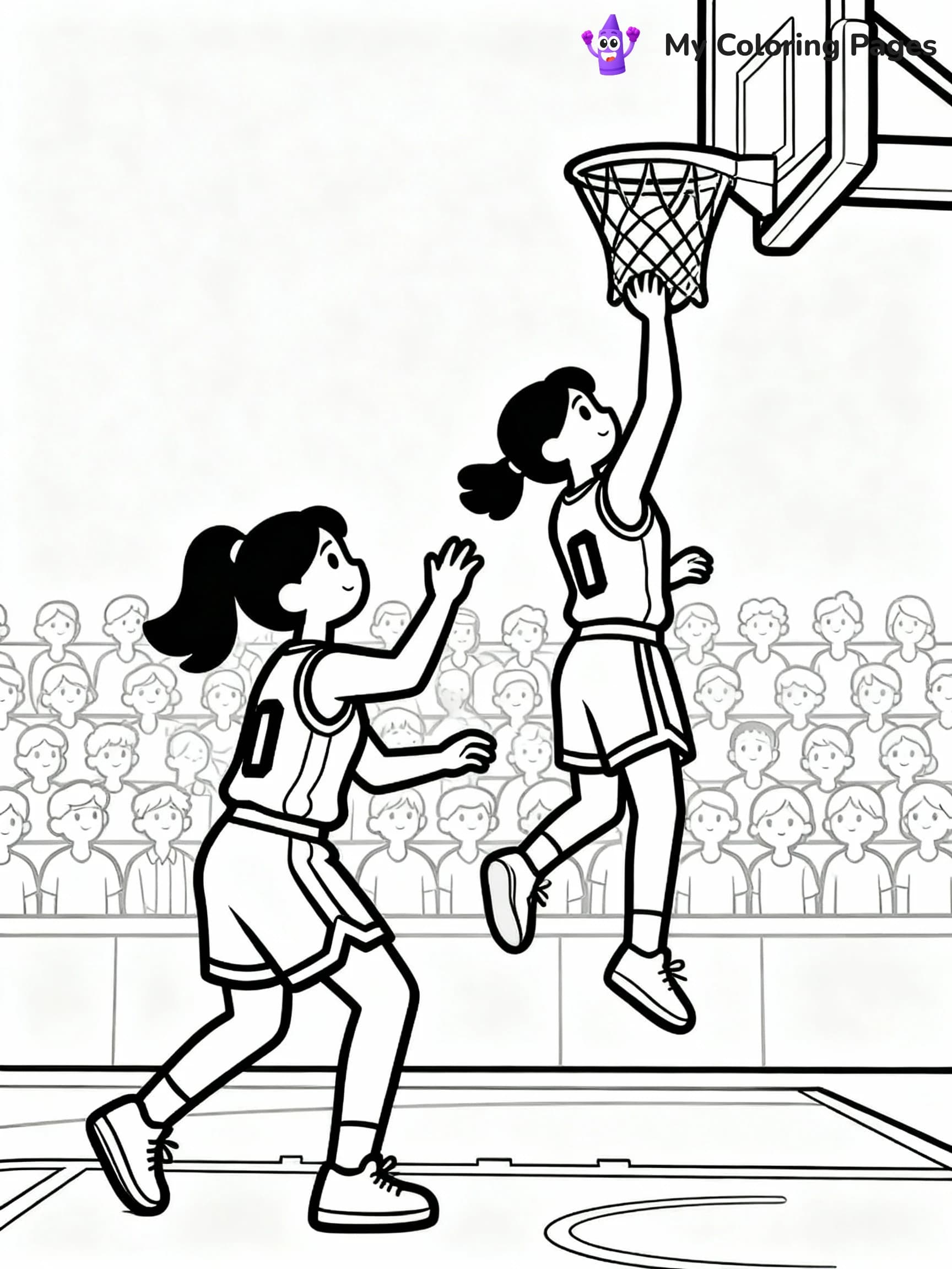 Basketball Coloring Pages - 15