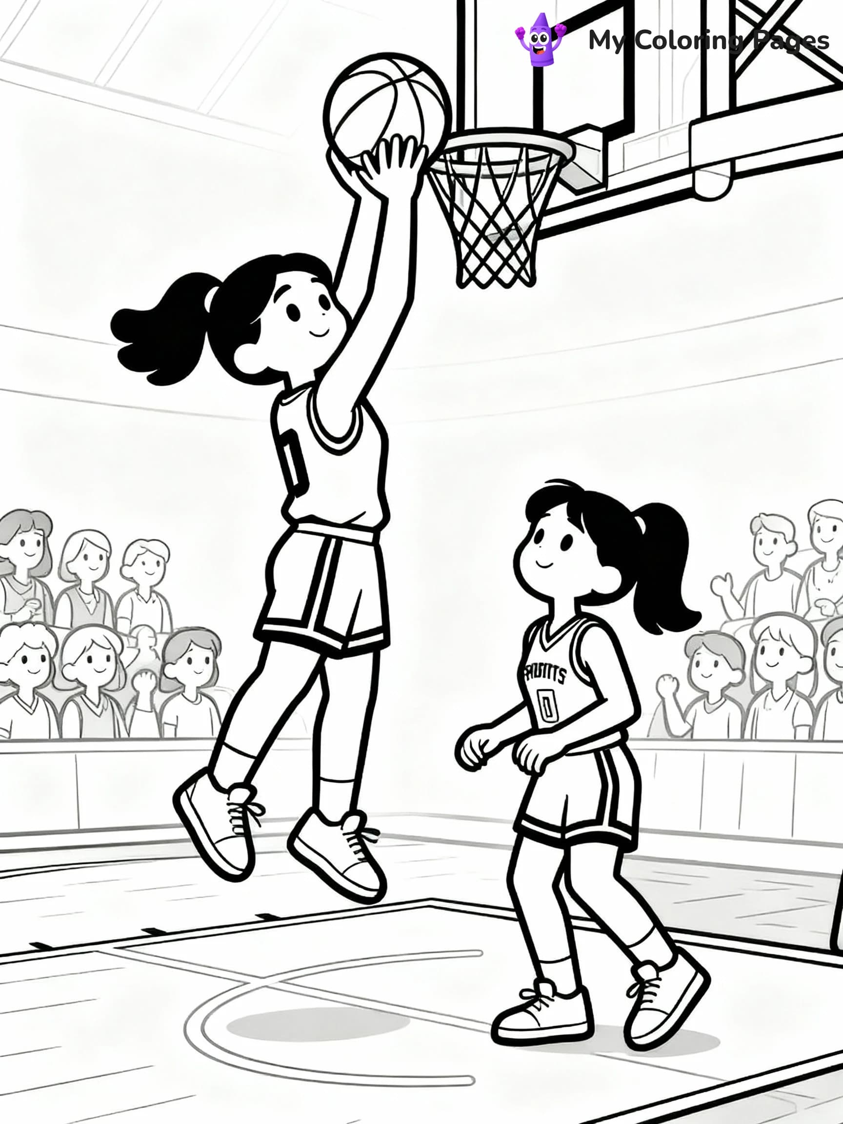 Basketball Coloring Pages - 13