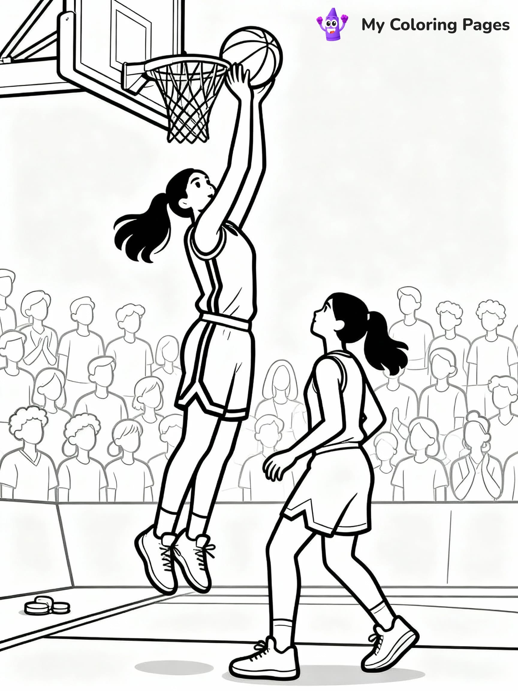 Basketball Coloring Pages - 11