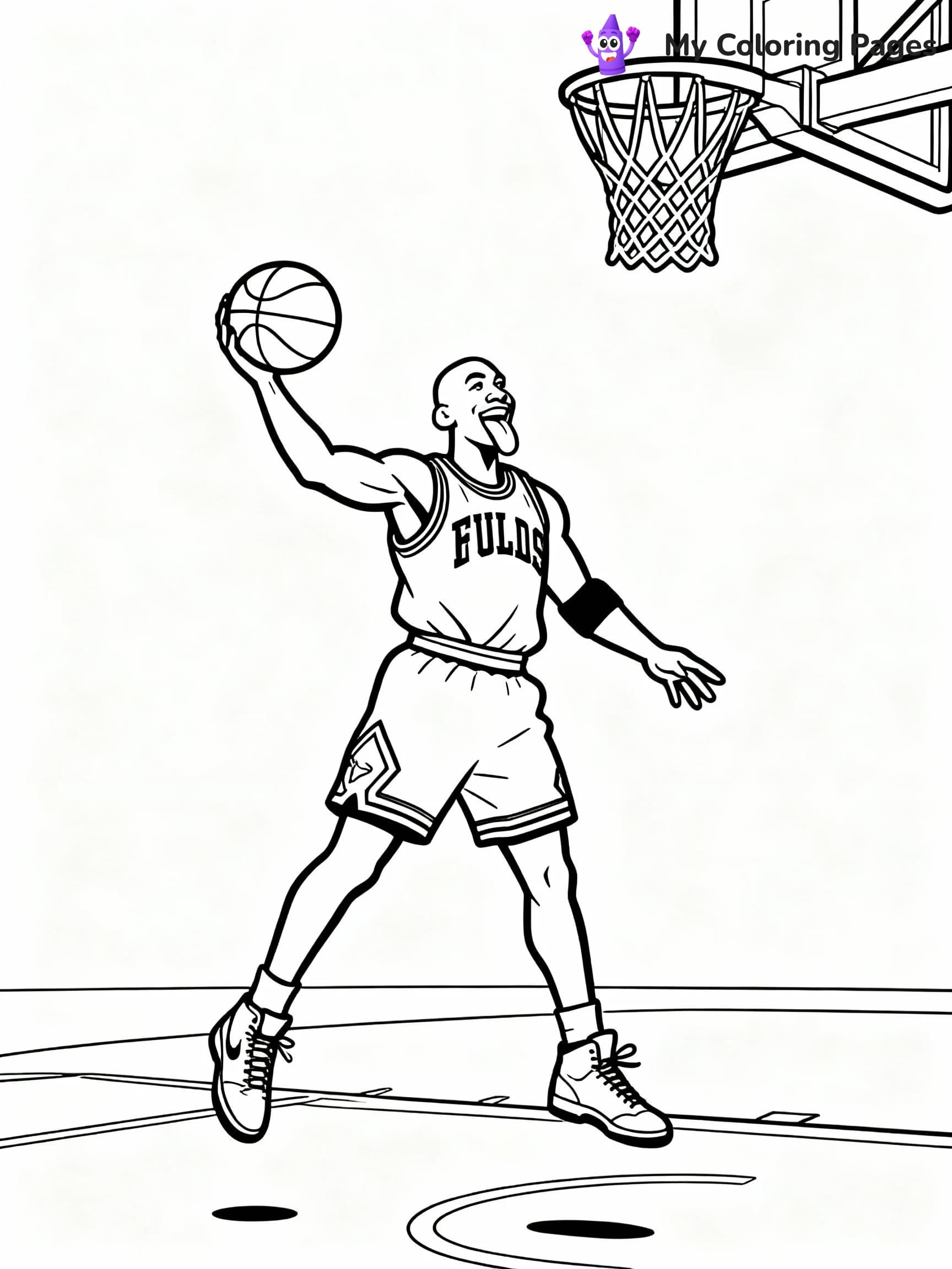 Basketball Coloring Pages - 10