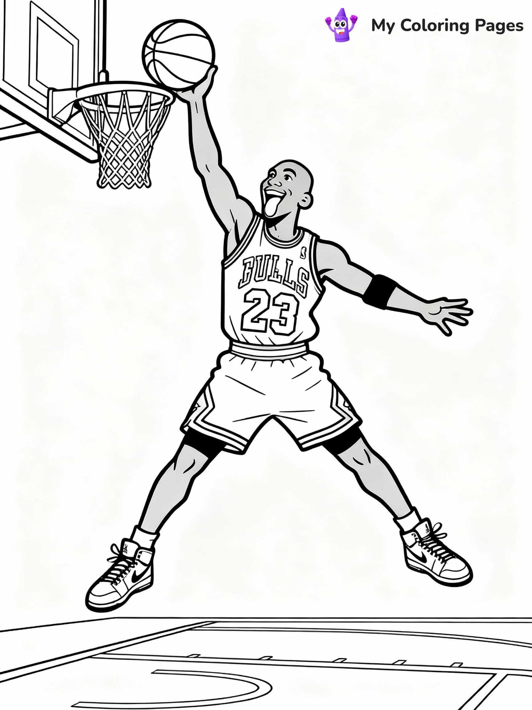 Basketball Coloring Pages - 9