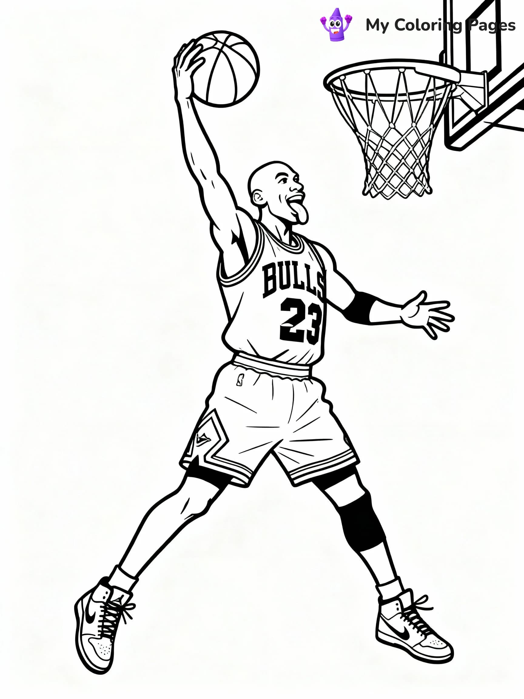 Basketball Coloring Pages - 7