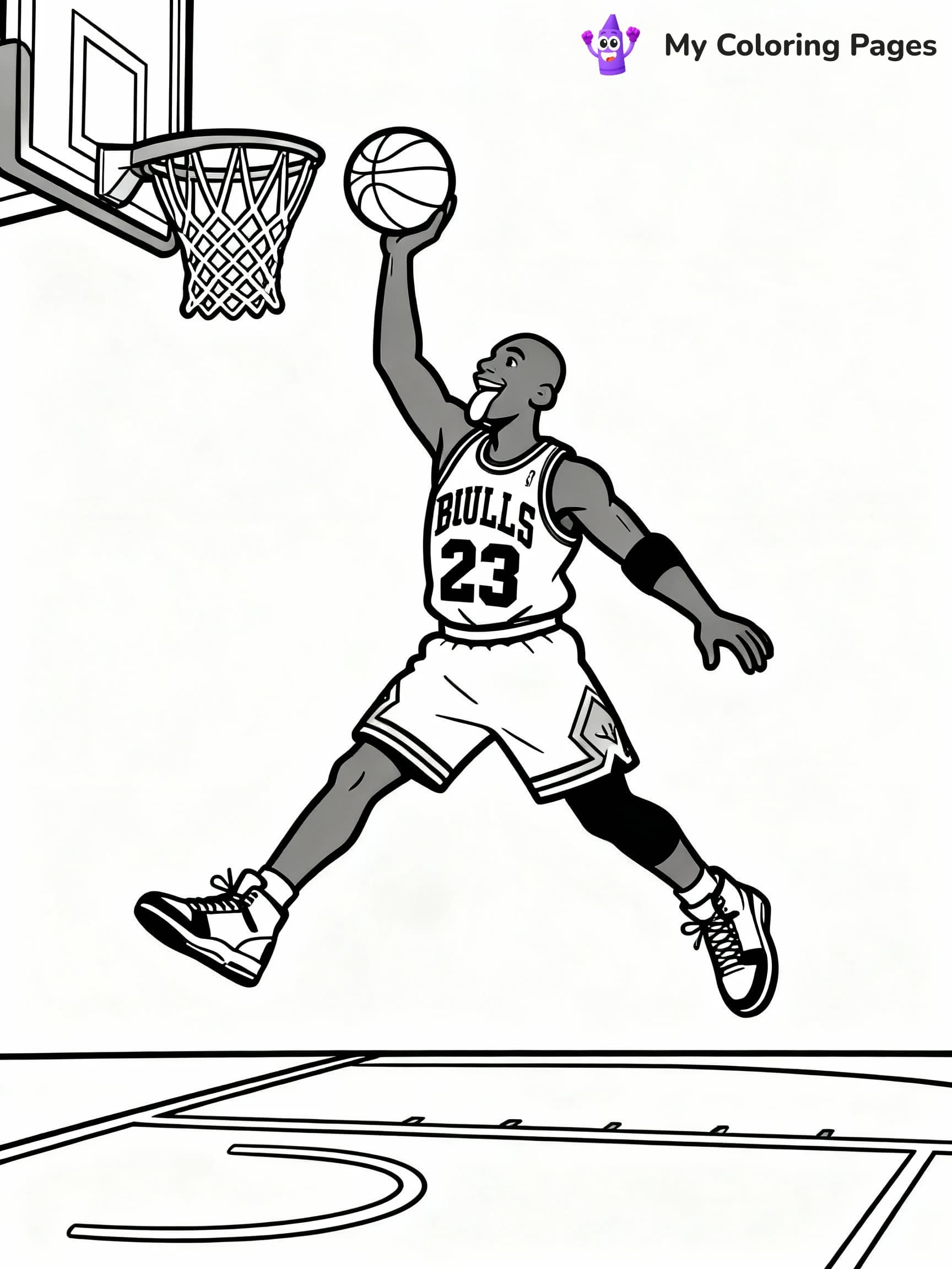 Basketball Coloring Pages - 6