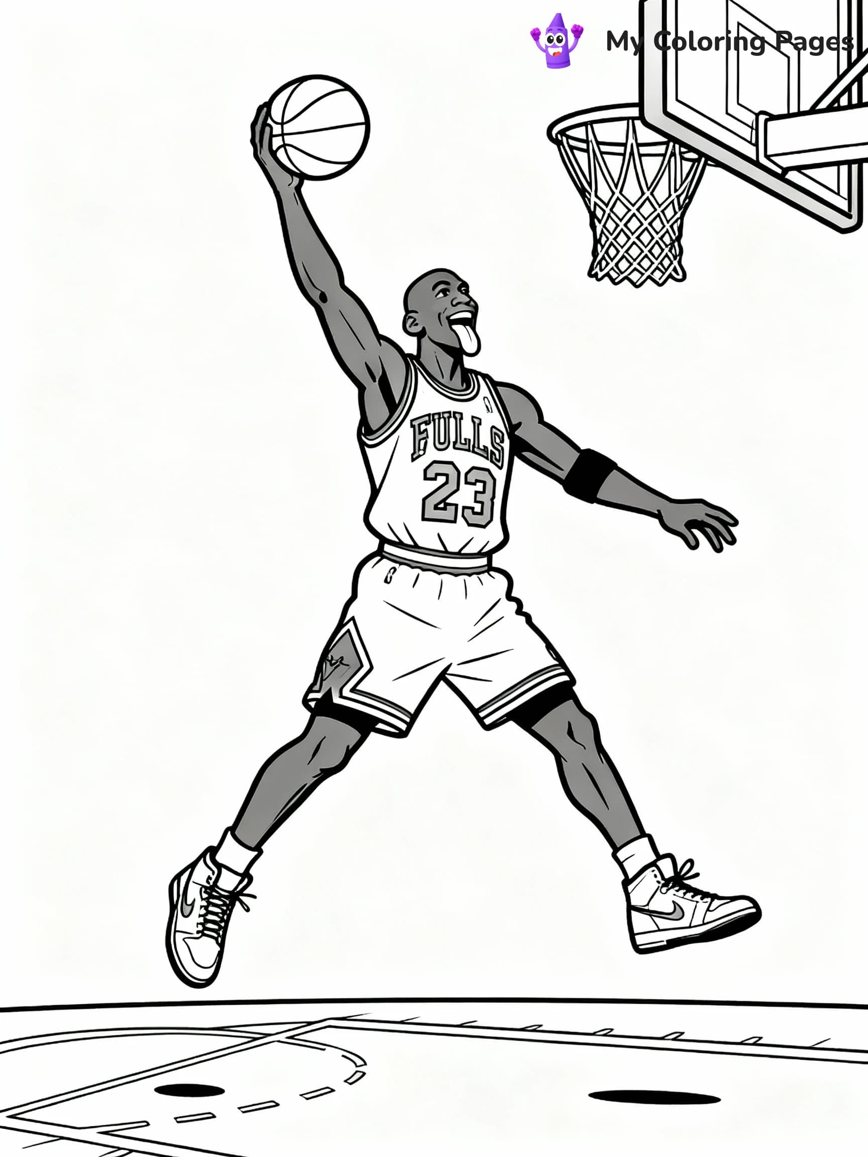 Basketball Coloring Pages - 4