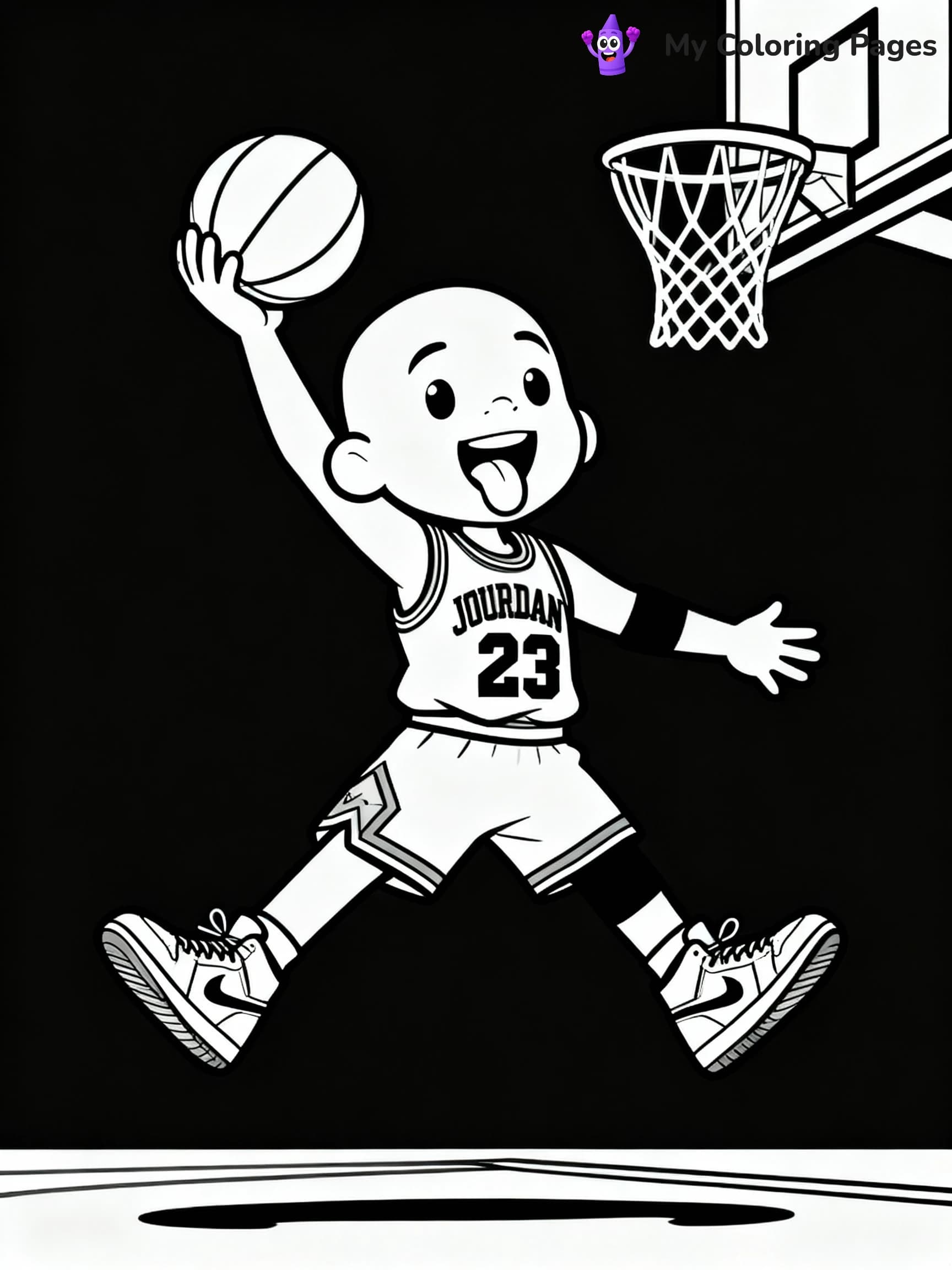 Basketball Coloring Pages - 3
