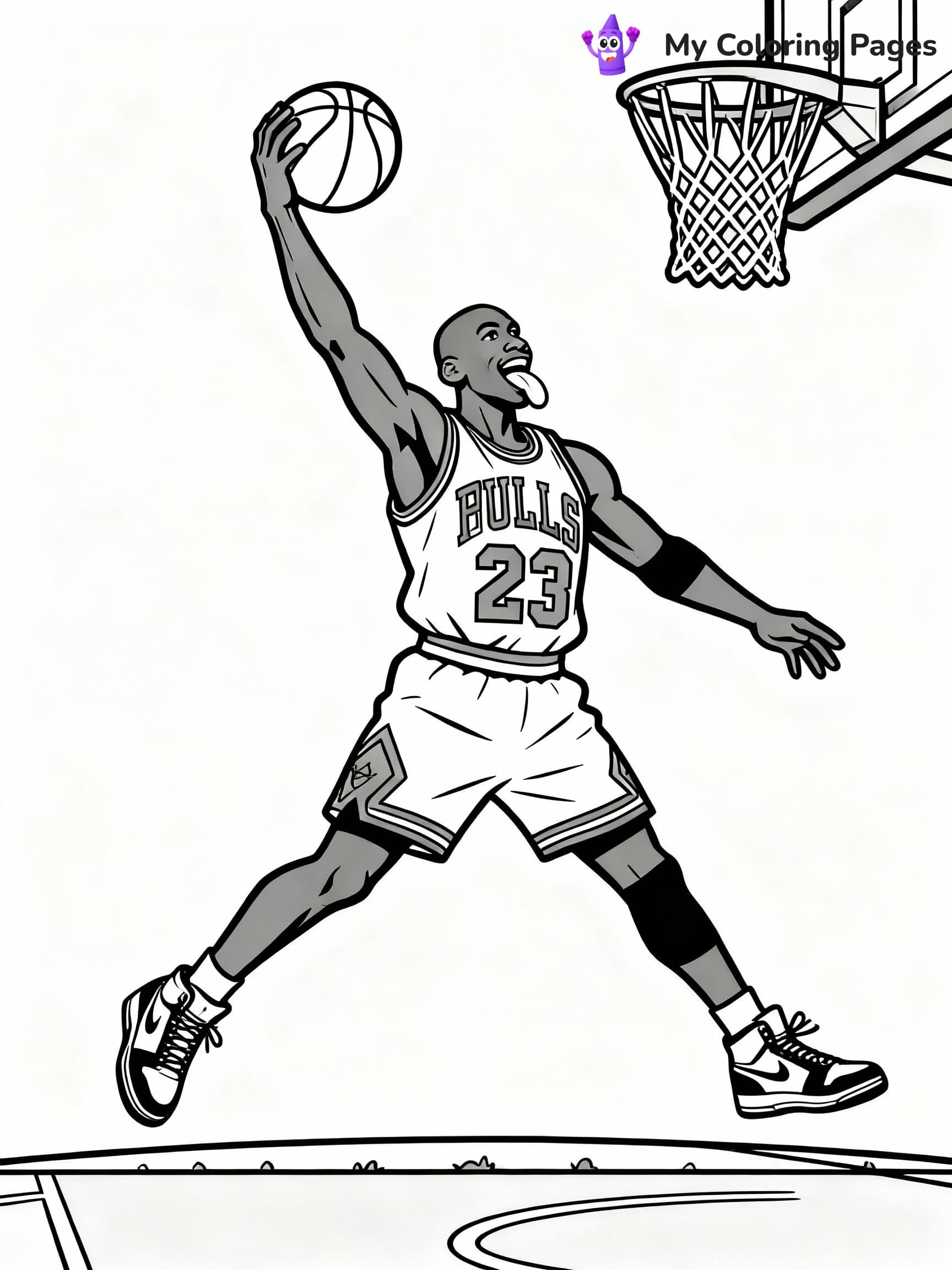 Basketball Coloring Pages - 1