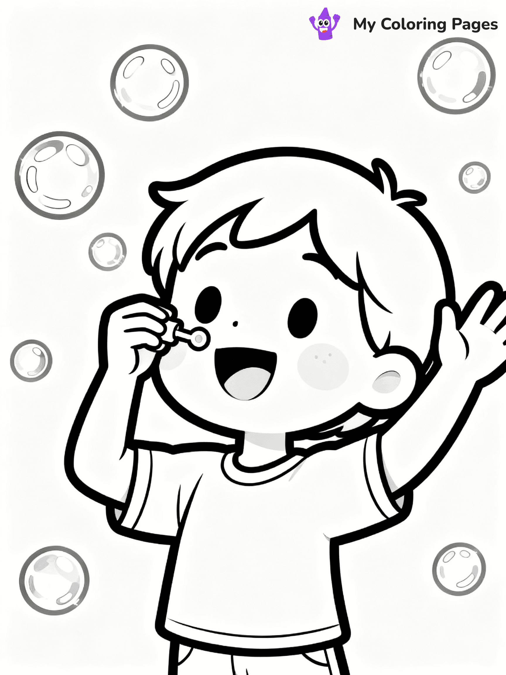 Emotions Coloring Pages - 6