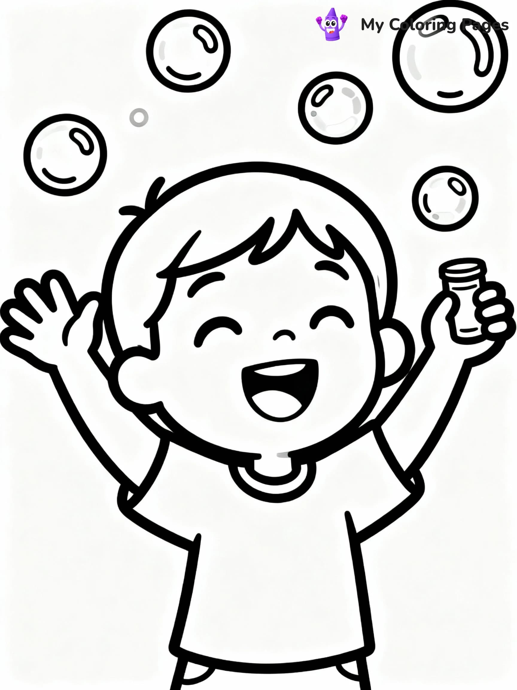 Emotions Coloring Pages - 3