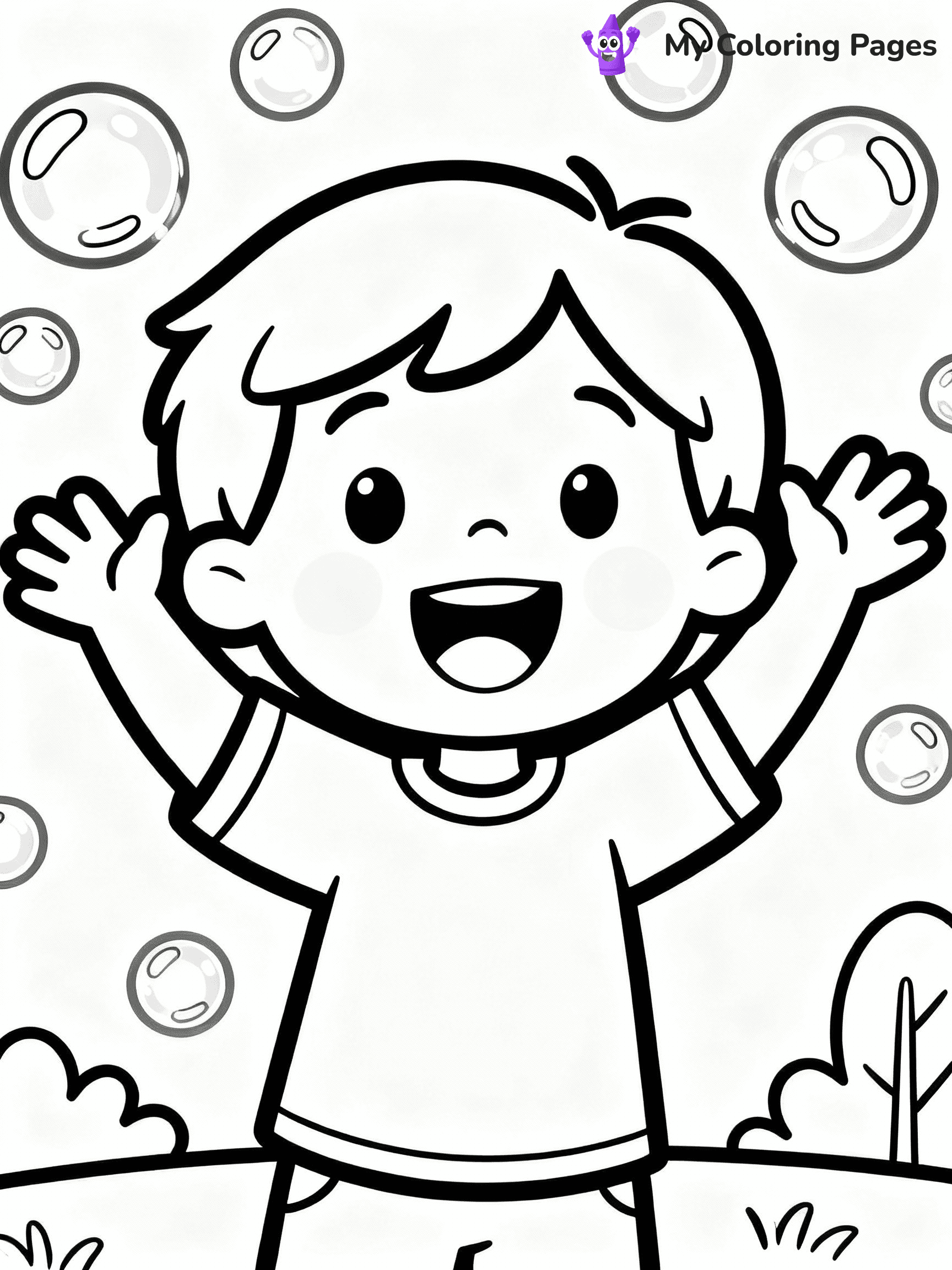 Emotions Coloring Pages - 1