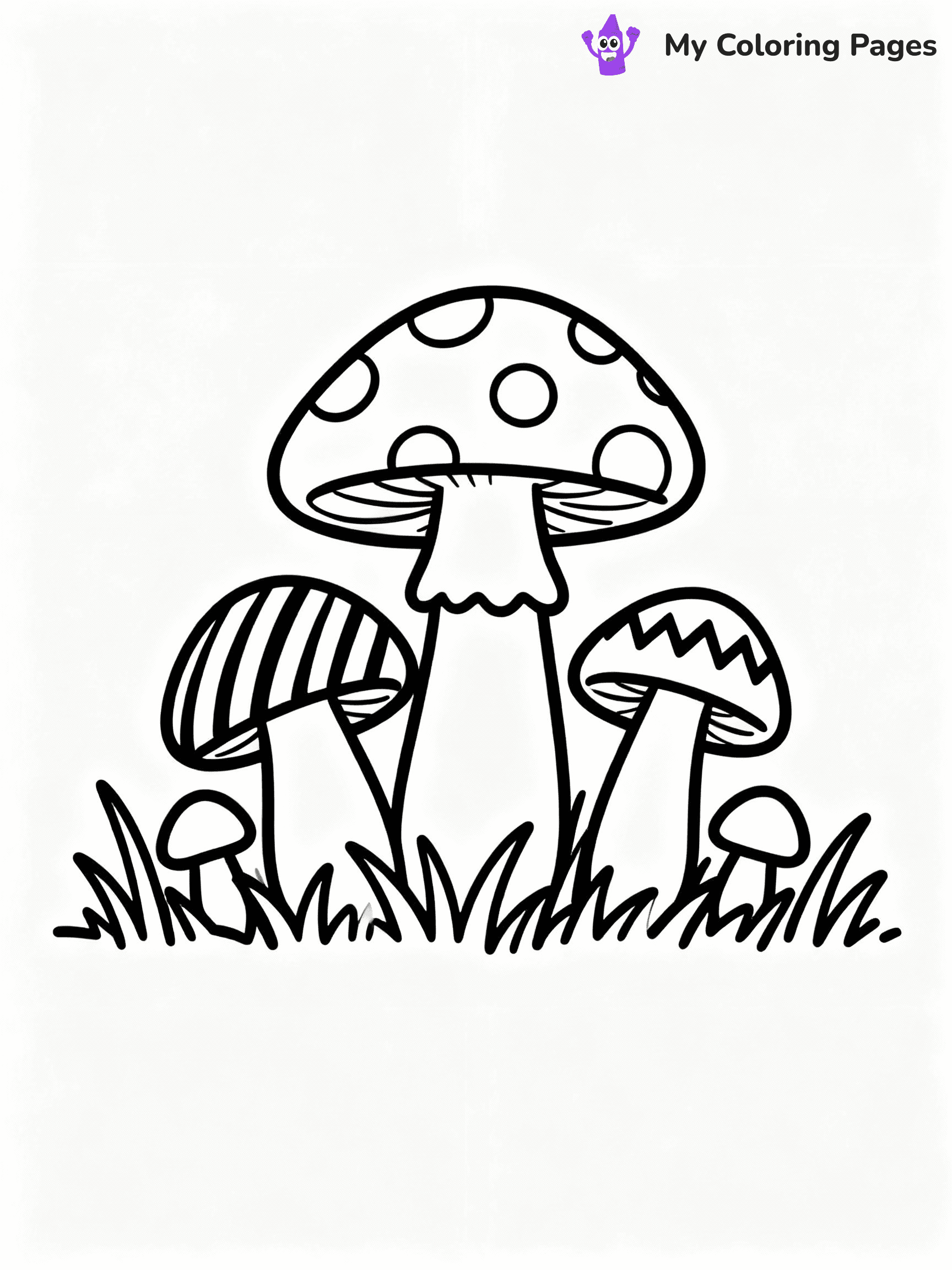 ⚠️ CRITICAL REQUIREMENT - ABSOLUTE BLACK AND WHITE ONLY ⚠️
This MUST be a BLACK AND WHITE line drawing ONLY. NO COLORS whatsoever.
- ONLY pure black lines (#000000) on pure white background (#FFFFFF)
- ABSOLUTELY NO colors, NO shading, NO gradients, NO grayscale
- If there are ANY colors in the output, the image is REJECTED
- This is a COLORING PAGE - meant to be COLORED IN by children
- The output must be UNCOLORED line art ready for coloring
⚠️ SUBJECT TO DRAW: Adorable mushroom family with different sizes, each with unique patterns, nestled in a grassy meadow, outline only
(REMEMBER: Output must be BLACK AND WHITE line art only, NOT colored!)
# COLORING PAGE: BLACK OUTLINES ONLY - WHITE BACKGROUND MANDATORY
Create a **coloring book page** using EXACTLY two values: black lines, white space.
## NON-NEGOTIABLE BINARY RULES
- **ONLY #000000 (black) and #FFFFFF (white)** - NO other values exist
- **EVERY PIXEL = BLACK OR WHITE** - no gray/shading/antialiasing
- **WHITE BACKGROUND MANDATORY** - entire canvas stays white
- **ALL SHAPES HOLLOW** - everything is empty outlines waiting to be colored
- **FORBIDDEN:** fills, shading, gradients, patterns, textures, colors
- **NO SOLID REGIONS** - if it's not a thin line, it's wrong
## Universal Line Standards
- Black outlines ONLY - thin, uniform weight
- Every shape completely empty inside
- Closed contours suitable for coloring
- Simple flat illustration - zero depth/3D/realism
- **Style:** Whimsical Doodle Art Alley - rounded, friendly outlines (unless specified)
## Everything = Outline Only
- Characters/animals: hollow shapes
- Objects/clothing: empty contours
- Backgrounds/scenery: line work only
- Natural elements: outlined forms
- Dark/night areas: don't exist (use outlined symbols)
- Textures/patterns: convert to simple lines
## The Test
Can a child color EVERY white space with crayons? If any area is pre-filled/shaded/gray or colored in, it FAILS. Every shape must be waiting to receive color.
**FINAL OUTPUT**: Binary coloring page. Black lines define shapes. White spaces ready for coloring. Nothing else exists. No exceptions. Print-ready.
⚠️ FINAL REMINDER: Draw the subject "Adorable mushroom family with different sizes, each with unique patterns, nestled in a grassy meadow, outline only" as BLACK AND WHITE line art. Zero colors in output.