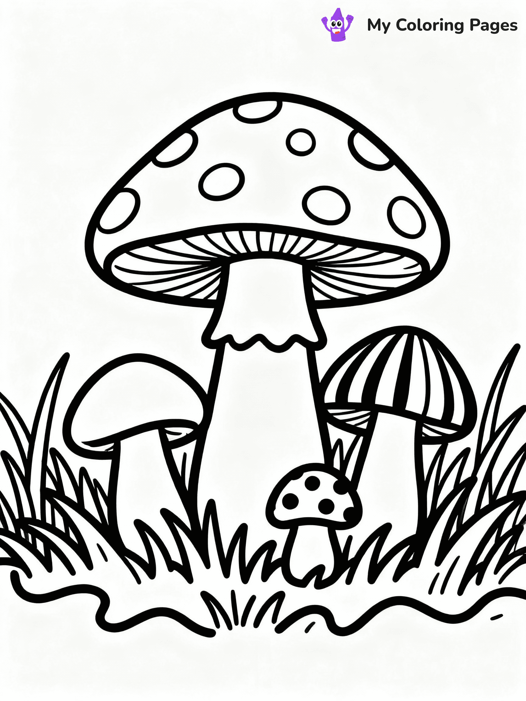 ⚠️ CRITICAL REQUIREMENT - ABSOLUTE BLACK AND WHITE ONLY ⚠️
This MUST be a BLACK AND WHITE line drawing ONLY. NO COLORS whatsoever.
- ONLY pure black lines (#000000) on pure white background (#FFFFFF)
- ABSOLUTELY NO colors, NO shading, NO gradients, NO grayscale
- If there are ANY colors in the output, the image is REJECTED
- This is a COLORING PAGE - meant to be COLORED IN by children
- The output must be UNCOLORED line art ready for coloring
⚠️ SUBJECT TO DRAW: Adorable mushroom family with different sizes, each with unique patterns, nestled in a grassy meadow, outline only
(REMEMBER: Output must be BLACK AND WHITE line art only, NOT colored!)
# COLORING PAGE: BLACK OUTLINES ONLY - WHITE BACKGROUND MANDATORY
Create a **coloring book page** using EXACTLY two values: black lines, white space.
## NON-NEGOTIABLE BINARY RULES
- **ONLY #000000 (black) and #FFFFFF (white)** - NO other values exist
- **EVERY PIXEL = BLACK OR WHITE** - no gray/shading/antialiasing
- **WHITE BACKGROUND MANDATORY** - entire canvas stays white
- **ALL SHAPES HOLLOW** - everything is empty outlines waiting to be colored
- **FORBIDDEN:** fills, shading, gradients, patterns, textures, colors
- **NO SOLID REGIONS** - if it's not a thin line, it's wrong
## Universal Line Standards
- Black outlines ONLY - thin, uniform weight
- Every shape completely empty inside
- Closed contours suitable for coloring
- Simple flat illustration - zero depth/3D/realism
- **Style:** Whimsical Doodle Art Alley - rounded, friendly outlines (unless specified)
## Everything = Outline Only
- Characters/animals: hollow shapes
- Objects/clothing: empty contours
- Backgrounds/scenery: line work only
- Natural elements: outlined forms
- Dark/night areas: don't exist (use outlined symbols)
- Textures/patterns: convert to simple lines
## The Test
Can a child color EVERY white space with crayons? If any area is pre-filled/shaded/gray or colored in, it FAILS. Every shape must be waiting to receive color.
**FINAL OUTPUT**: Binary coloring page. Black lines define shapes. White spaces ready for coloring. Nothing else exists. No exceptions. Print-ready.
⚠️ FINAL REMINDER: Draw the subject "Adorable mushroom family with different sizes, each with unique patterns, nestled in a grassy meadow, outline only" as BLACK AND WHITE line art. Zero colors in output.