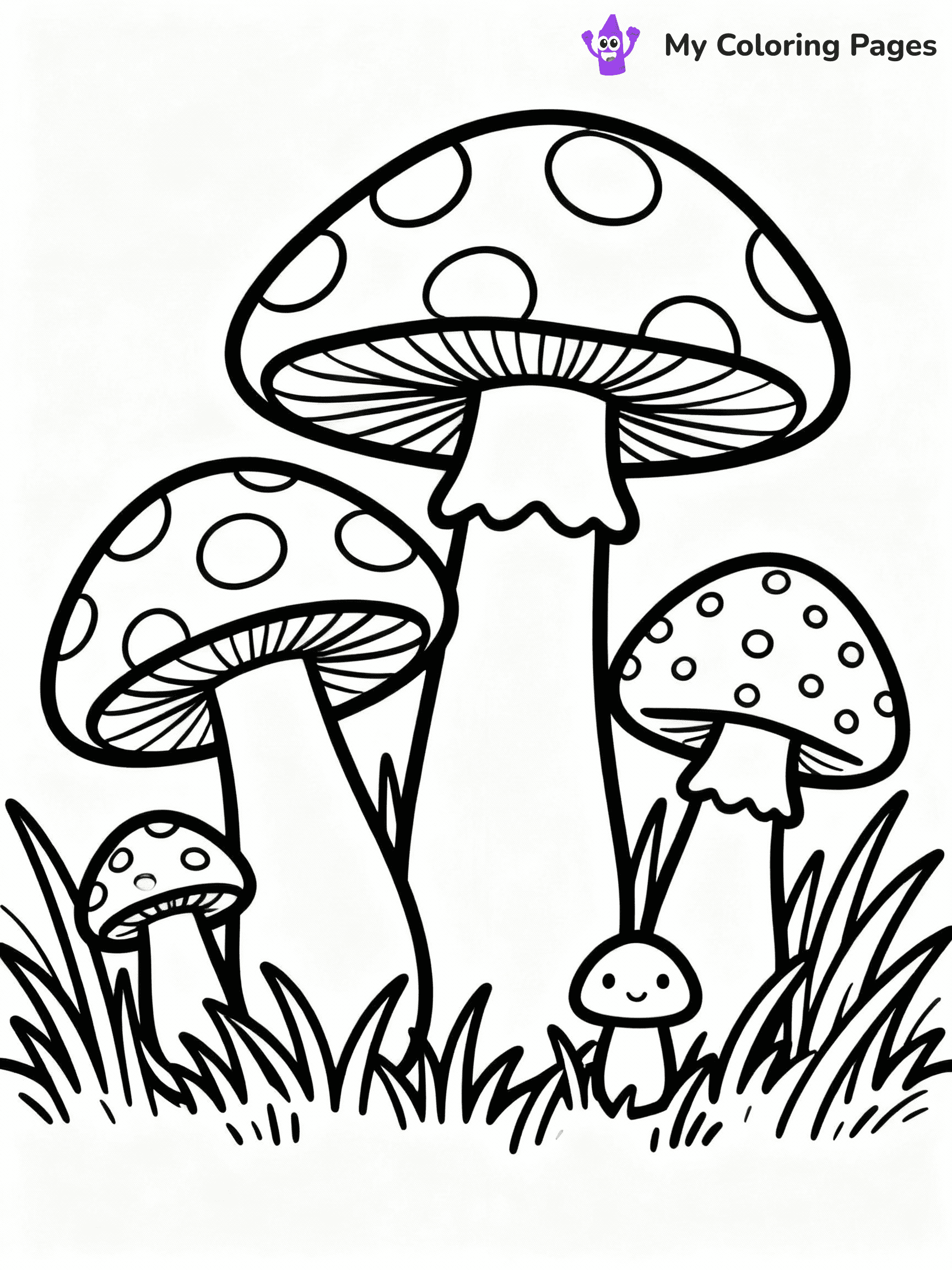 ⚠️ CRITICAL REQUIREMENT - ABSOLUTE BLACK AND WHITE ONLY ⚠️
This MUST be a BLACK AND WHITE line drawing ONLY. NO COLORS whatsoever.
- ONLY pure black lines (#000000) on pure white background (#FFFFFF)
- ABSOLUTELY NO colors, NO shading, NO gradients, NO grayscale
- If there are ANY colors in the output, the image is REJECTED
- This is a COLORING PAGE - meant to be COLORED IN by children
- The output must be UNCOLORED line art ready for coloring
⚠️ SUBJECT TO DRAW: Adorable mushroom family with different sizes, each with unique patterns, nestled in a grassy meadow, outline only
(REMEMBER: Output must be BLACK AND WHITE line art only, NOT colored!)
# COLORING PAGE: BLACK OUTLINES ONLY - WHITE BACKGROUND MANDATORY
Create a **coloring book page** using EXACTLY two values: black lines, white space.
## NON-NEGOTIABLE BINARY RULES
- **ONLY #000000 (black) and #FFFFFF (white)** - NO other values exist
- **EVERY PIXEL = BLACK OR WHITE** - no gray/shading/antialiasing
- **WHITE BACKGROUND MANDATORY** - entire canvas stays white
- **ALL SHAPES HOLLOW** - everything is empty outlines waiting to be colored
- **FORBIDDEN:** fills, shading, gradients, patterns, textures, colors
- **NO SOLID REGIONS** - if it's not a thin line, it's wrong
## Universal Line Standards
- Black outlines ONLY - thin, uniform weight
- Every shape completely empty inside
- Closed contours suitable for coloring
- Simple flat illustration - zero depth/3D/realism
- **Style:** Whimsical Doodle Art Alley - rounded, friendly outlines (unless specified)
## Everything = Outline Only
- Characters/animals: hollow shapes
- Objects/clothing: empty contours
- Backgrounds/scenery: line work only
- Natural elements: outlined forms
- Dark/night areas: don't exist (use outlined symbols)
- Textures/patterns: convert to simple lines
## The Test
Can a child color EVERY white space with crayons? If any area is pre-filled/shaded/gray or colored in, it FAILS. Every shape must be waiting to receive color.
**FINAL OUTPUT**: Binary coloring page. Black lines define shapes. White spaces ready for coloring. Nothing else exists. No exceptions. Print-ready.
⚠️ FINAL REMINDER: Draw the subject "Adorable mushroom family with different sizes, each with unique patterns, nestled in a grassy meadow, outline only" as BLACK AND WHITE line art. Zero colors in output.