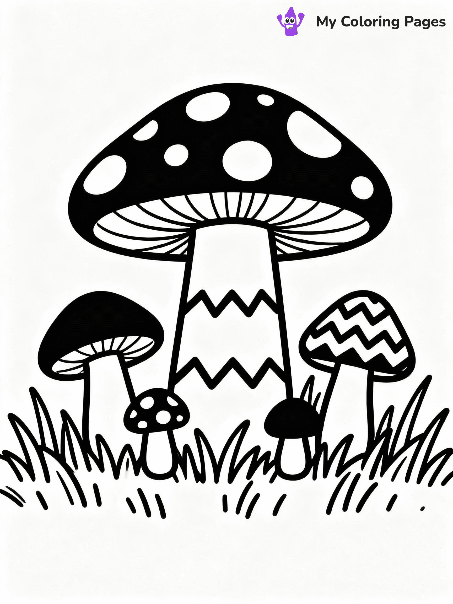 ⚠️ CRITICAL REQUIREMENT - ABSOLUTE BLACK AND WHITE ONLY ⚠️
This MUST be a BLACK AND WHITE line drawing ONLY. NO COLORS whatsoever.
- ONLY pure black lines (#000000) on pure white background (#FFFFFF)
- ABSOLUTELY NO colors, NO shading, NO gradients, NO grayscale
- If there are ANY colors in the output, the image is REJECTED
- This is a COLORING PAGE - meant to be COLORED IN by children
- The output must be UNCOLORED line art ready for coloring
⚠️ SUBJECT TO DRAW: Adorable mushroom family with different sizes, each with unique patterns, nestled in a grassy meadow, outline only
(REMEMBER: Output must be BLACK AND WHITE line art only, NOT colored!)
# COLORING PAGE: BLACK OUTLINES ONLY - WHITE BACKGROUND MANDATORY
Create a **coloring book page** using EXACTLY two values: black lines, white space.
## NON-NEGOTIABLE BINARY RULES
- **ONLY #000000 (black) and #FFFFFF (white)** - NO other values exist
- **EVERY PIXEL = BLACK OR WHITE** - no gray/shading/antialiasing
- **WHITE BACKGROUND MANDATORY** - entire canvas stays white
- **ALL SHAPES HOLLOW** - everything is empty outlines waiting to be colored
- **FORBIDDEN:** fills, shading, gradients, patterns, textures, colors
- **NO SOLID REGIONS** - if it's not a thin line, it's wrong
## Universal Line Standards
- Black outlines ONLY - thin, uniform weight
- Every shape completely empty inside
- Closed contours suitable for coloring
- Simple flat illustration - zero depth/3D/realism
- **Style:** Whimsical Doodle Art Alley - rounded, friendly outlines (unless specified)
## Everything = Outline Only
- Characters/animals: hollow shapes
- Objects/clothing: empty contours
- Backgrounds/scenery: line work only
- Natural elements: outlined forms
- Dark/night areas: don't exist (use outlined symbols)
- Textures/patterns: convert to simple lines
## The Test
Can a child color EVERY white space with crayons? If any area is pre-filled/shaded/gray or colored in, it FAILS. Every shape must be waiting to receive color.
**FINAL OUTPUT**: Binary coloring page. Black lines define shapes. White spaces ready for coloring. Nothing else exists. No exceptions. Print-ready.
⚠️ FINAL REMINDER: Draw the subject "Adorable mushroom family with different sizes, each with unique patterns, nestled in a grassy meadow, outline only" as BLACK AND WHITE line art. Zero colors in output.