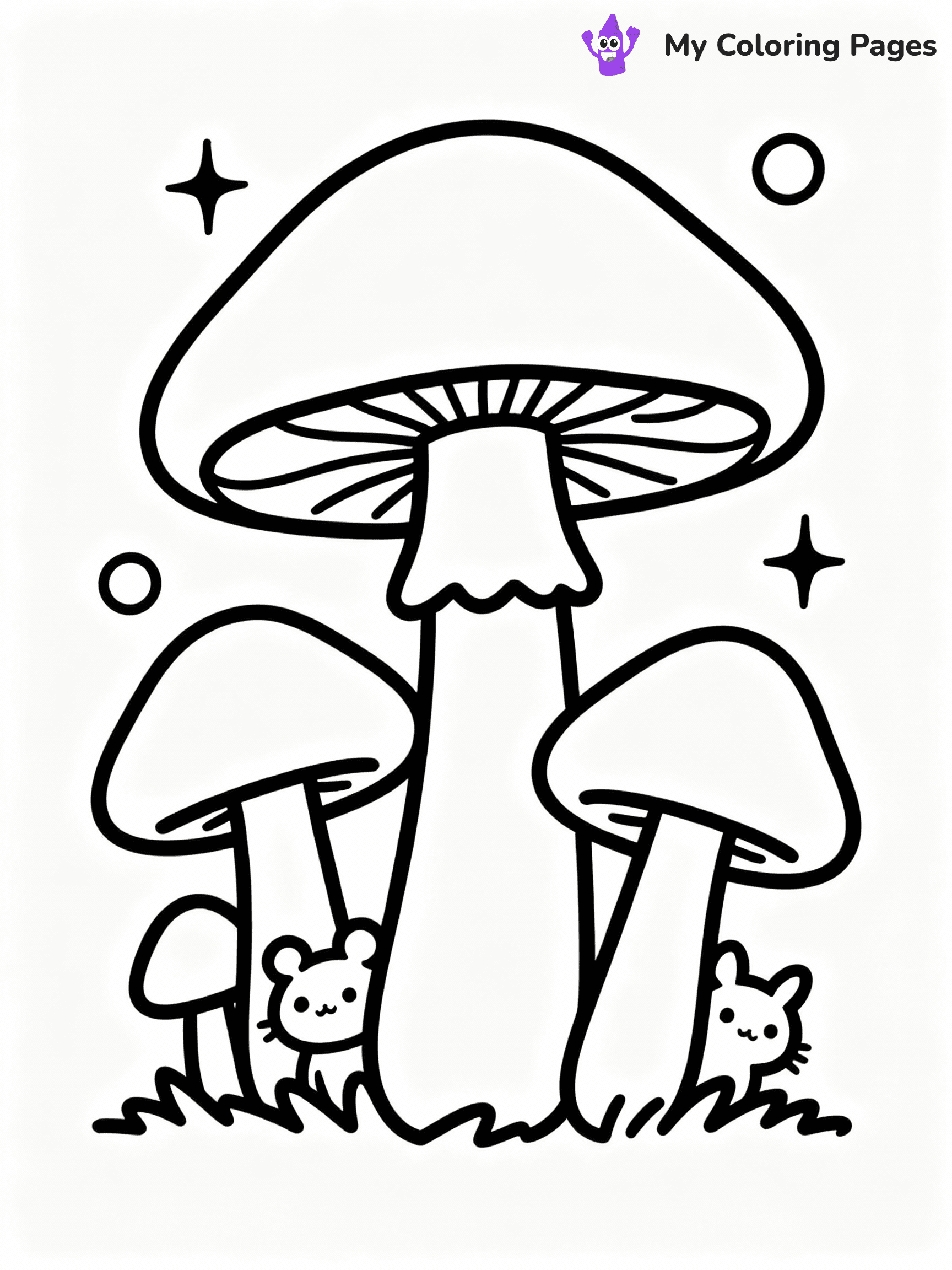 ⚠️ CRITICAL REQUIREMENT - ABSOLUTE BLACK AND WHITE ONLY ⚠️
This MUST be a BLACK AND WHITE line drawing ONLY. NO COLORS whatsoever.
- ONLY pure black lines (#000000) on pure white background (#FFFFFF)
- ABSOLUTELY NO colors, NO shading, NO gradients, NO grayscale
- If there are ANY colors in the output, the image is REJECTED
- This is a COLORING PAGE - meant to be COLORED IN by children
- The output must be UNCOLORED line art ready for coloring
⚠️ SUBJECT TO DRAW: Magical mushroom garden with oversized fungi and sparkling fairy lights, whimsical creatures peeking through, outline only
(REMEMBER: Output must be BLACK AND WHITE line art only, NOT colored!)
# COLORING PAGE: BLACK OUTLINES ONLY - WHITE BACKGROUND MANDATORY
Create a **coloring book page** using EXACTLY two values: black lines, white space.
## NON-NEGOTIABLE BINARY RULES
- **ONLY #000000 (black) and #FFFFFF (white)** - NO other values exist
- **EVERY PIXEL = BLACK OR WHITE** - no gray/shading/antialiasing
- **WHITE BACKGROUND MANDATORY** - entire canvas stays white
- **ALL SHAPES HOLLOW** - everything is empty outlines waiting to be colored
- **FORBIDDEN:** fills, shading, gradients, patterns, textures, colors
- **NO SOLID REGIONS** - if it's not a thin line, it's wrong
## Universal Line Standards
- Black outlines ONLY - thin, uniform weight
- Every shape completely empty inside
- Closed contours suitable for coloring
- Simple flat illustration - zero depth/3D/realism
- **Style:** Whimsical Doodle Art Alley - rounded, friendly outlines (unless specified)
## Everything = Outline Only
- Characters/animals: hollow shapes
- Objects/clothing: empty contours
- Backgrounds/scenery: line work only
- Natural elements: outlined forms
- Dark/night areas: don't exist (use outlined symbols)
- Textures/patterns: convert to simple lines
## The Test
Can a child color EVERY white space with crayons? If any area is pre-filled/shaded/gray or colored in, it FAILS. Every shape must be waiting to receive color.
**FINAL OUTPUT**: Binary coloring page. Black lines define shapes. White spaces ready for coloring. Nothing else exists. No exceptions. Print-ready.
⚠️ FINAL REMINDER: Draw the subject "Magical mushroom garden with oversized fungi and sparkling fairy lights, whimsical creatures peeking through, outline only" as BLACK AND WHITE line art. Zero colors in output.