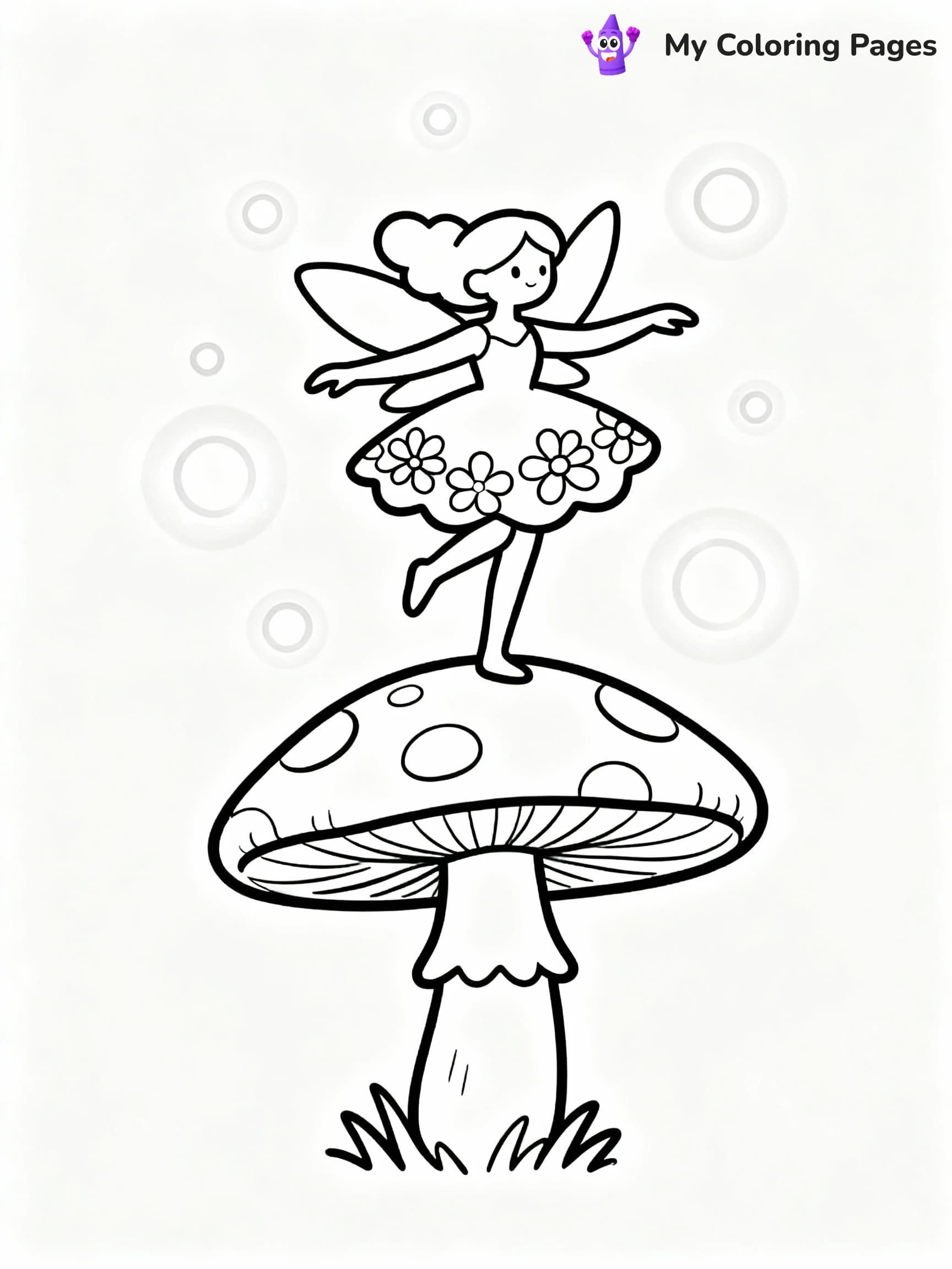 Mushroom Coloring Pages - 5
