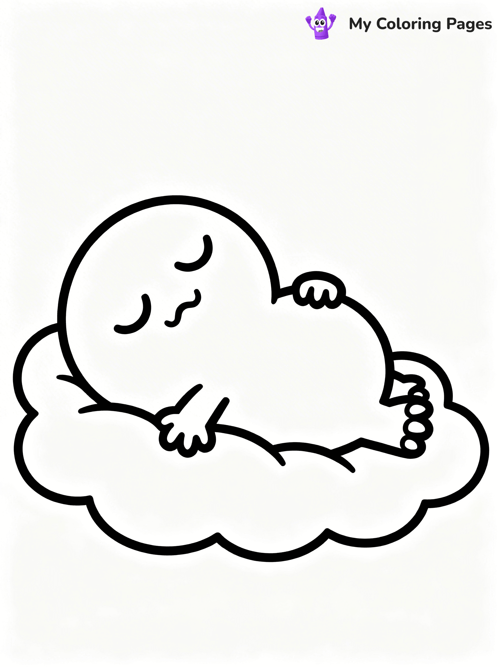 Cute Monster Coloring Pages - 41