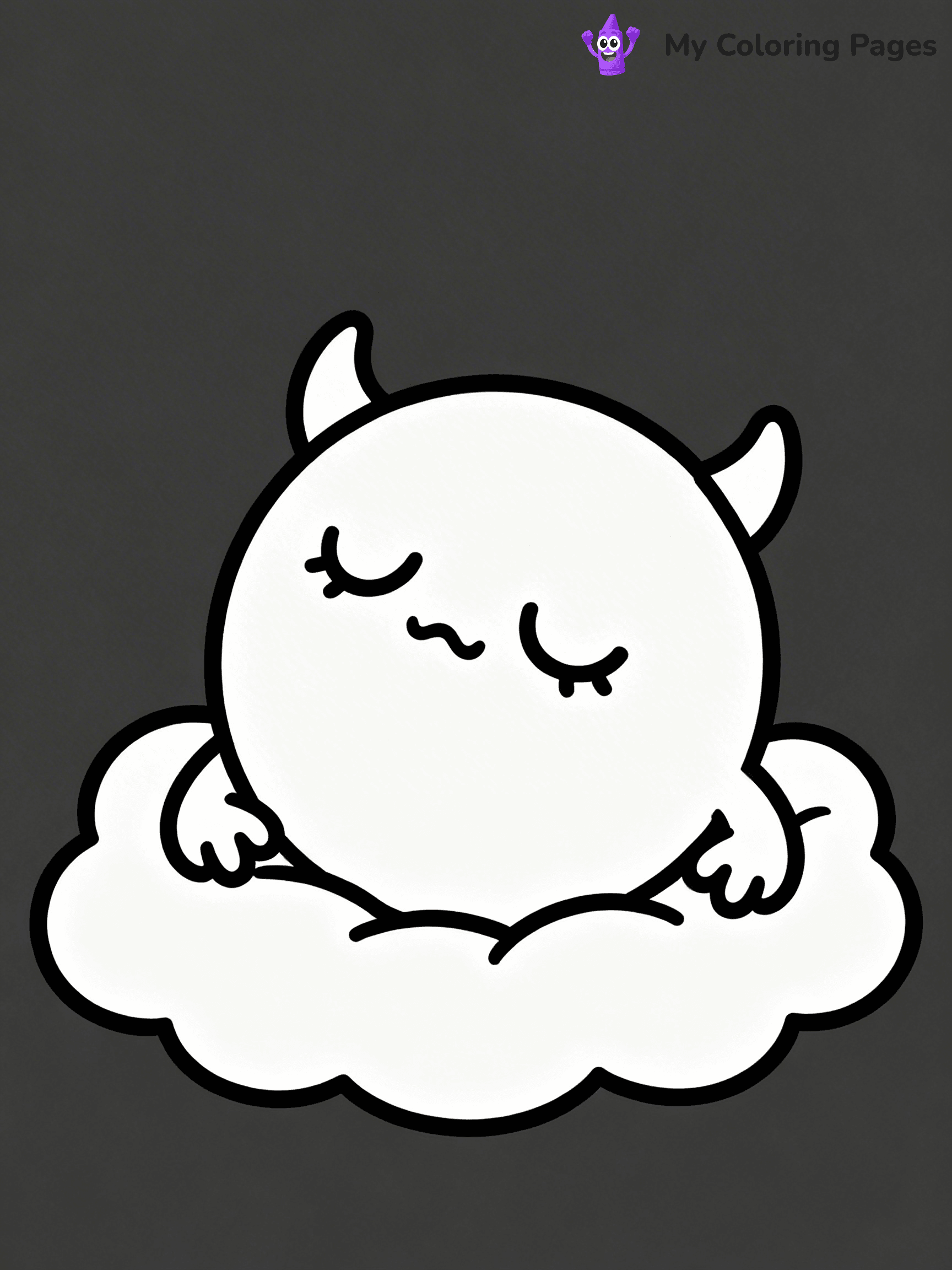 Cute Monster Coloring Pages - 39