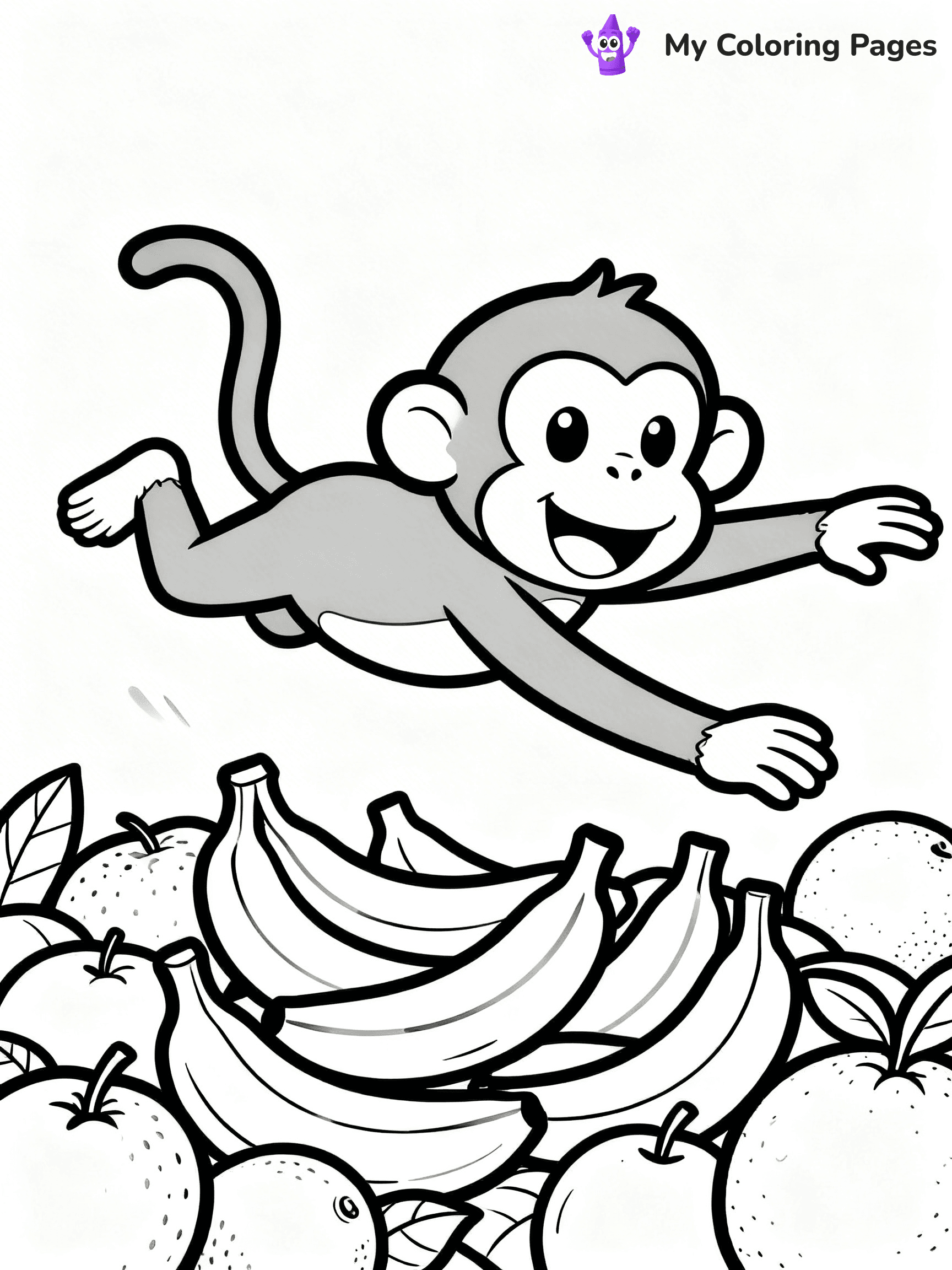 Coloring Pages Monkey - 298