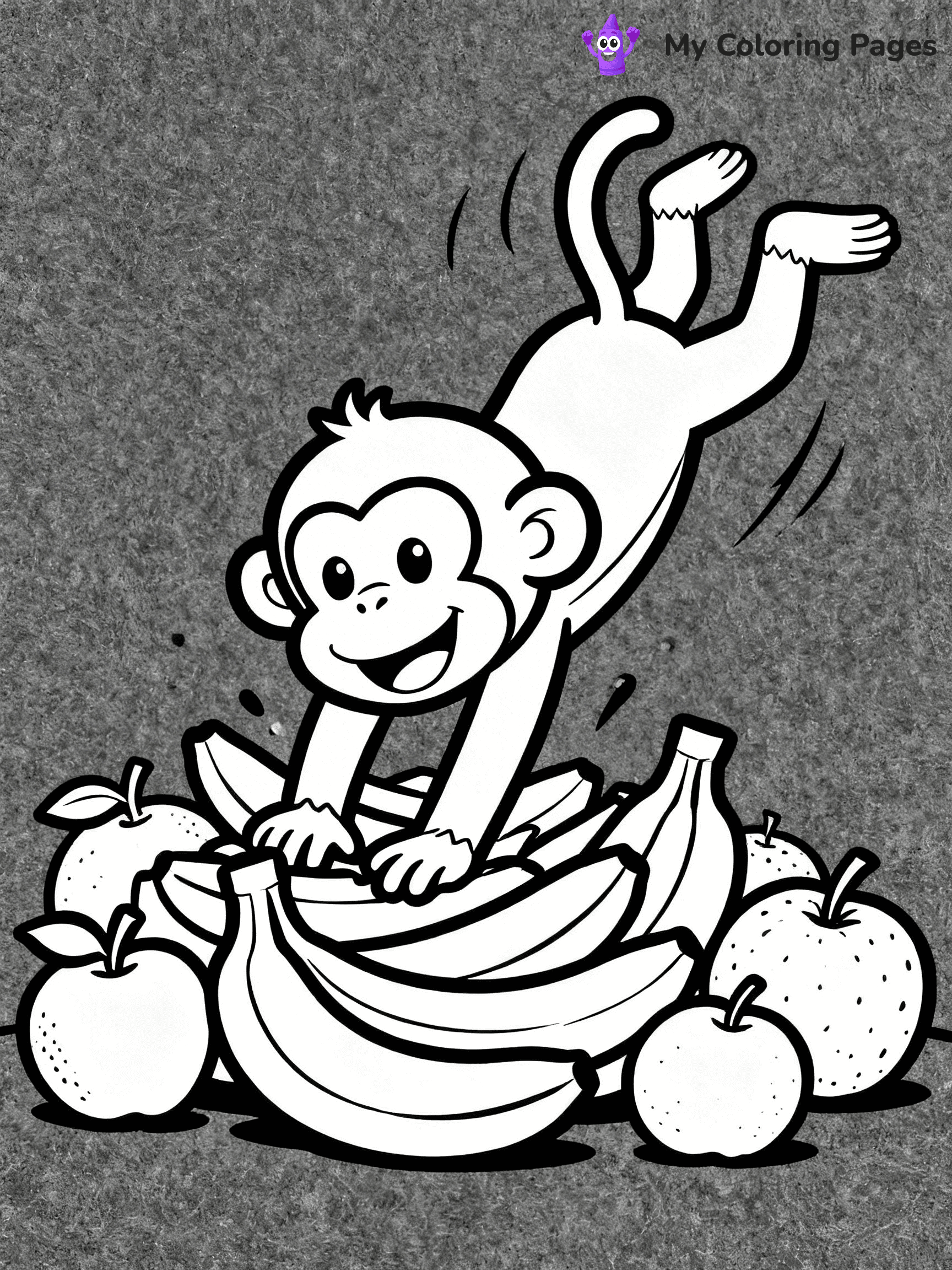 Coloring Pages Monkey - 293