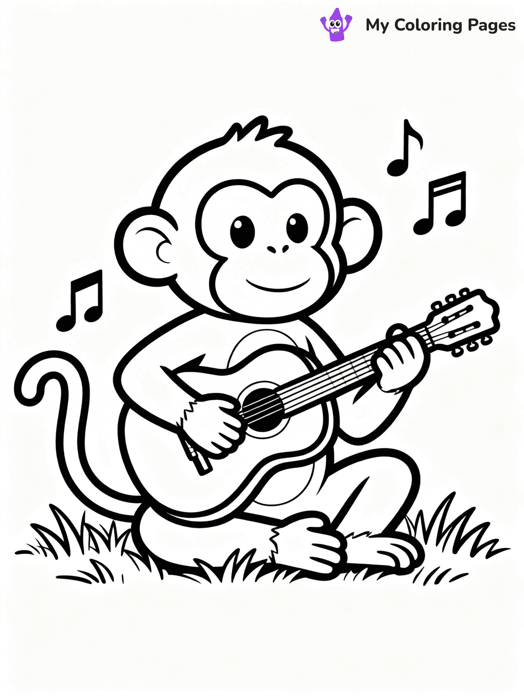 Coloring Pages Monkey - 249