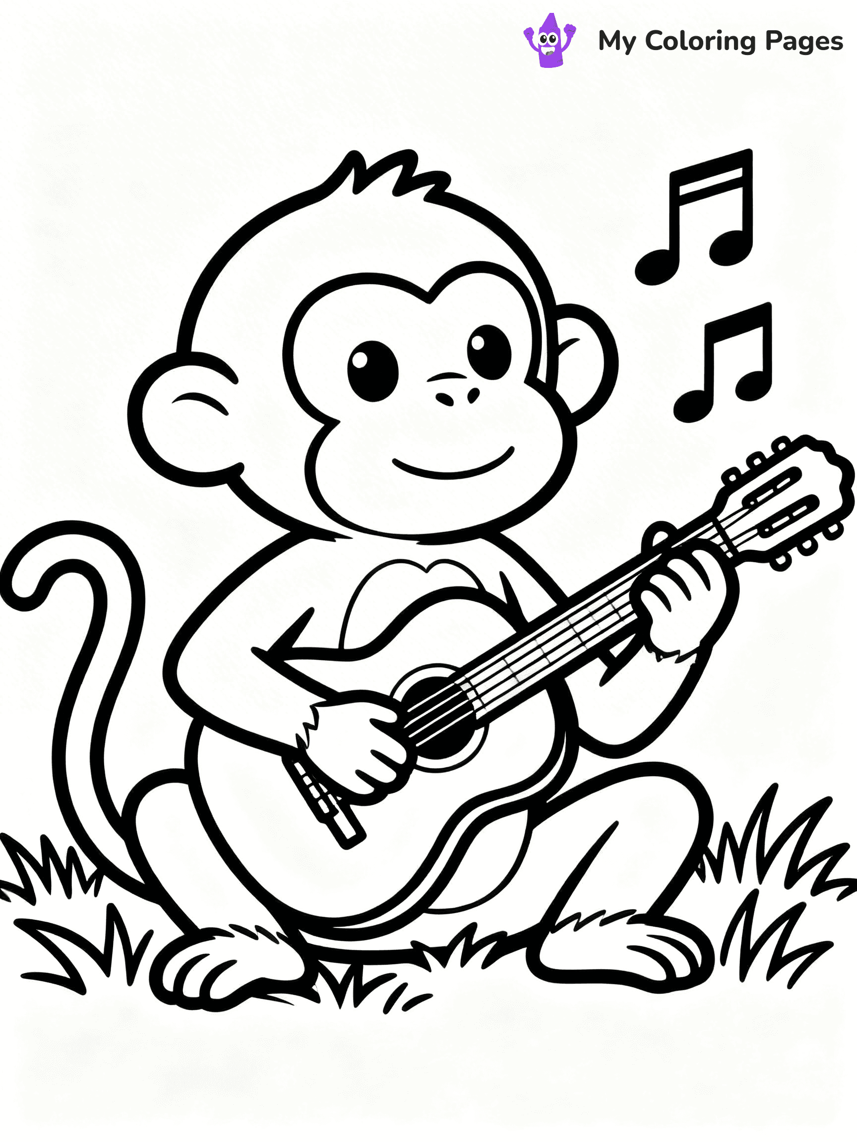 Coloring Pages Monkey - 246