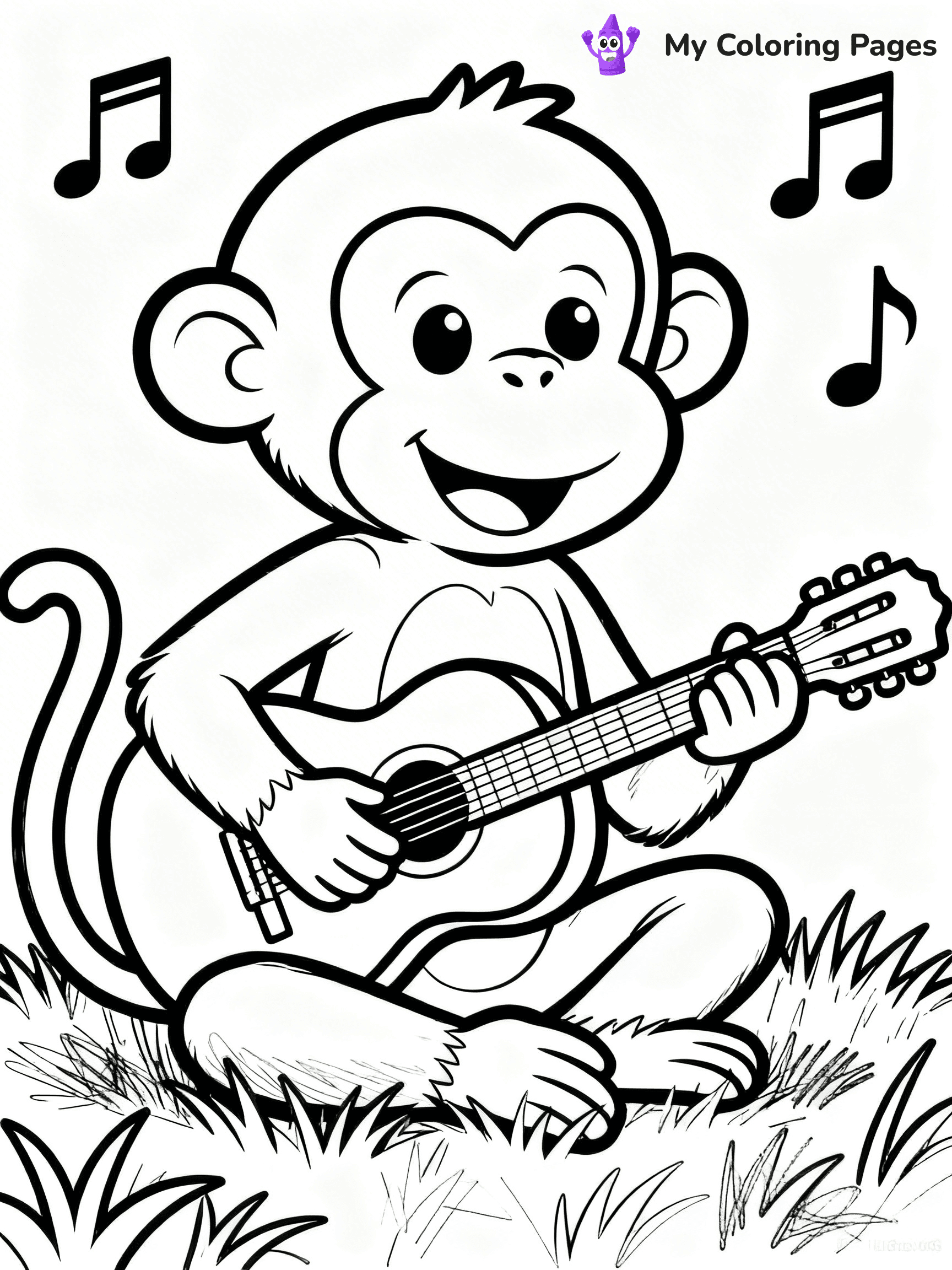 Coloring Pages Monkey - 245