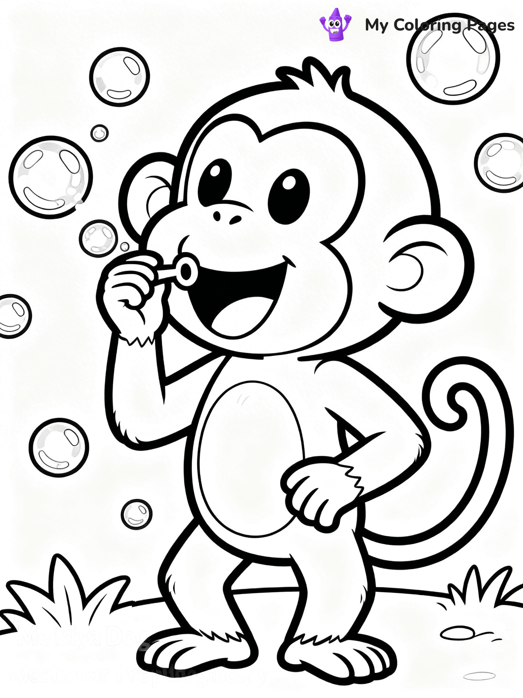 Coloring Pages Monkey - 241