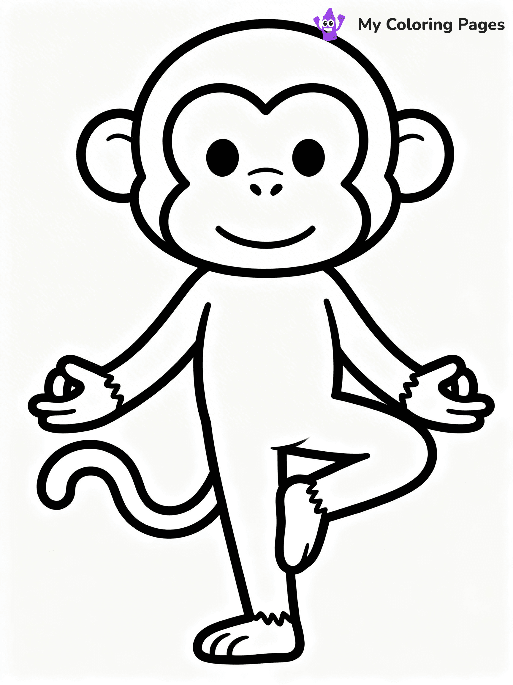 Coloring Pages Monkey - 237