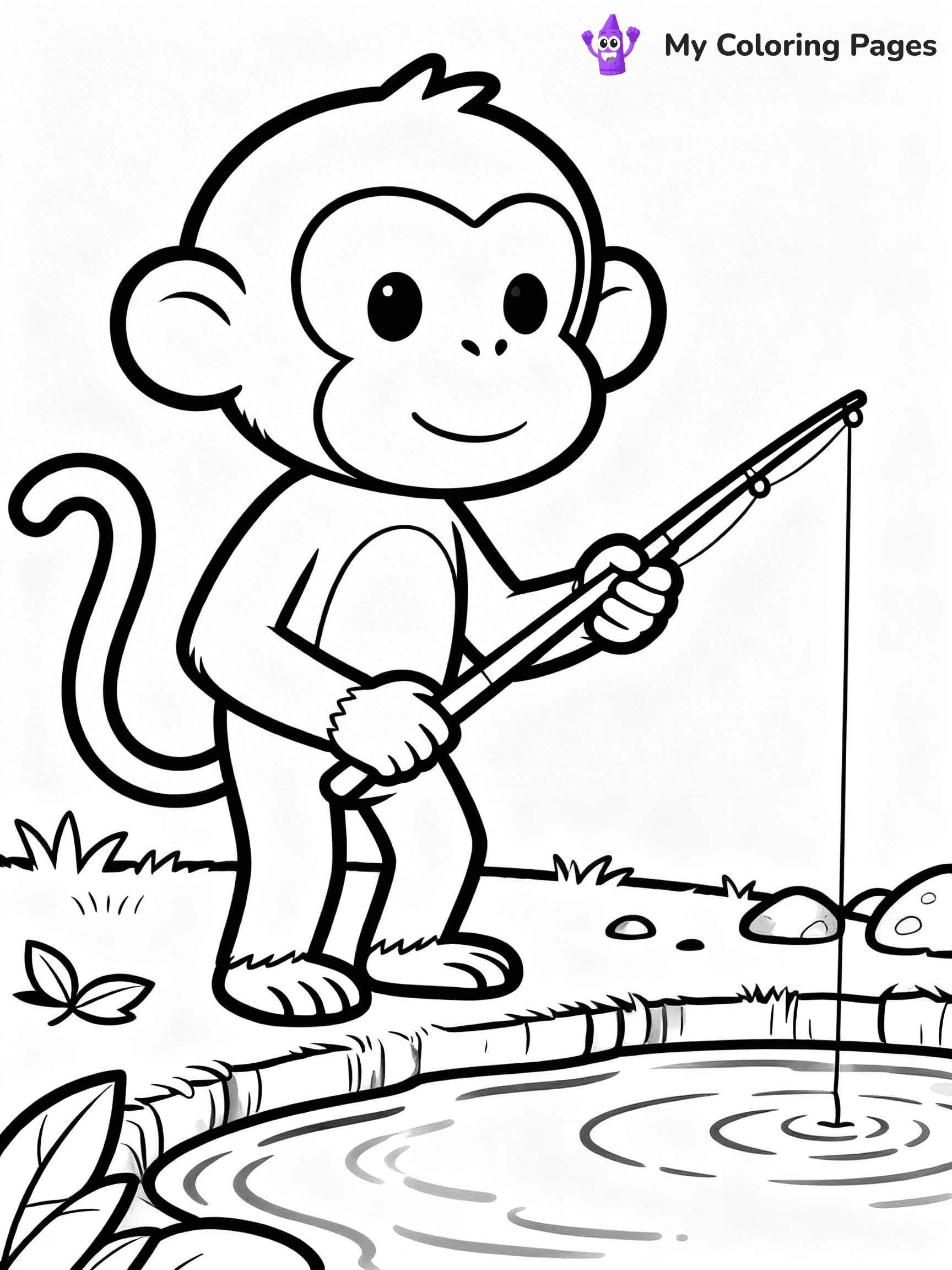 Coloring Pages Monkey - 228