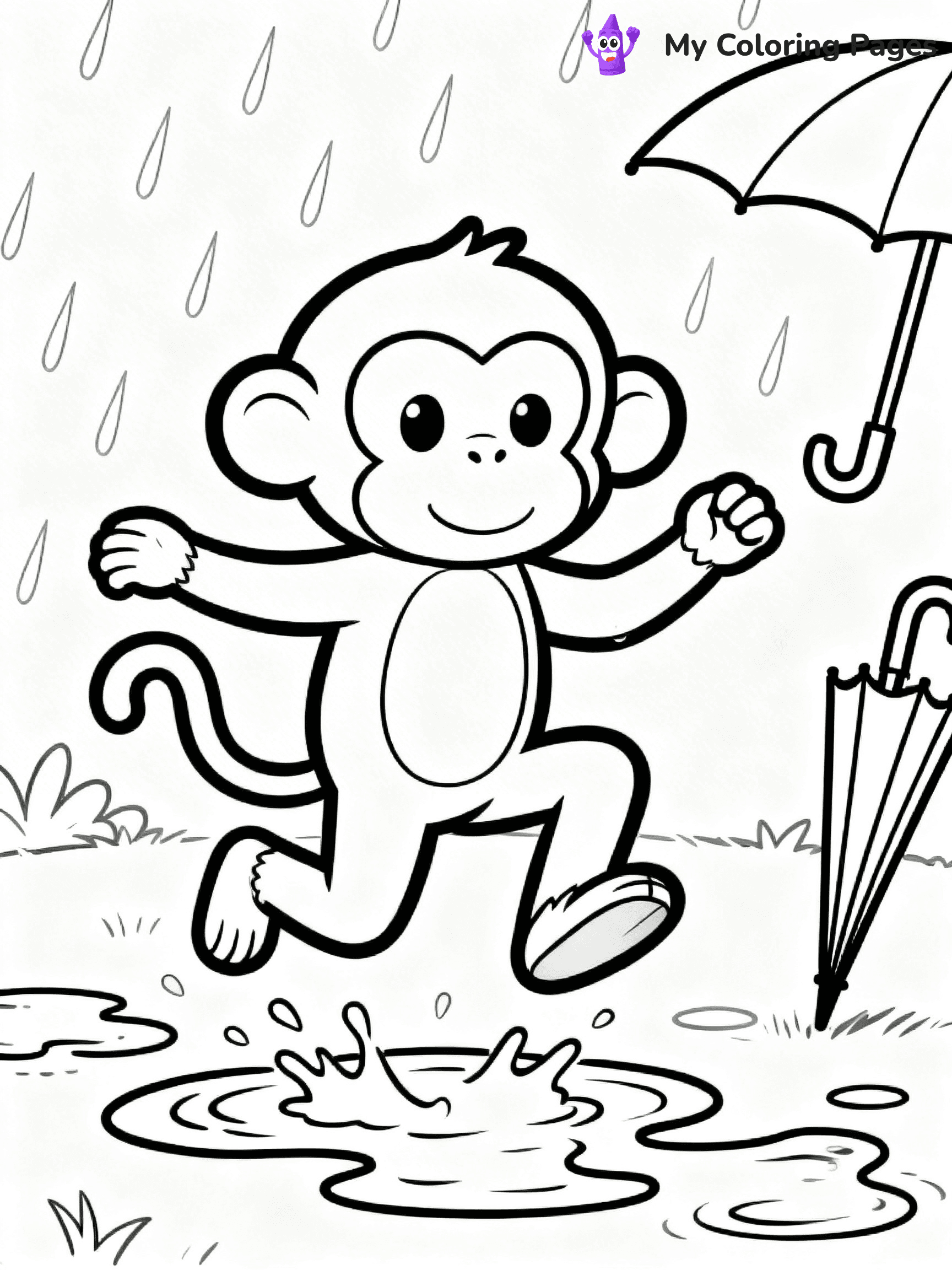Coloring Pages Monkey - 215