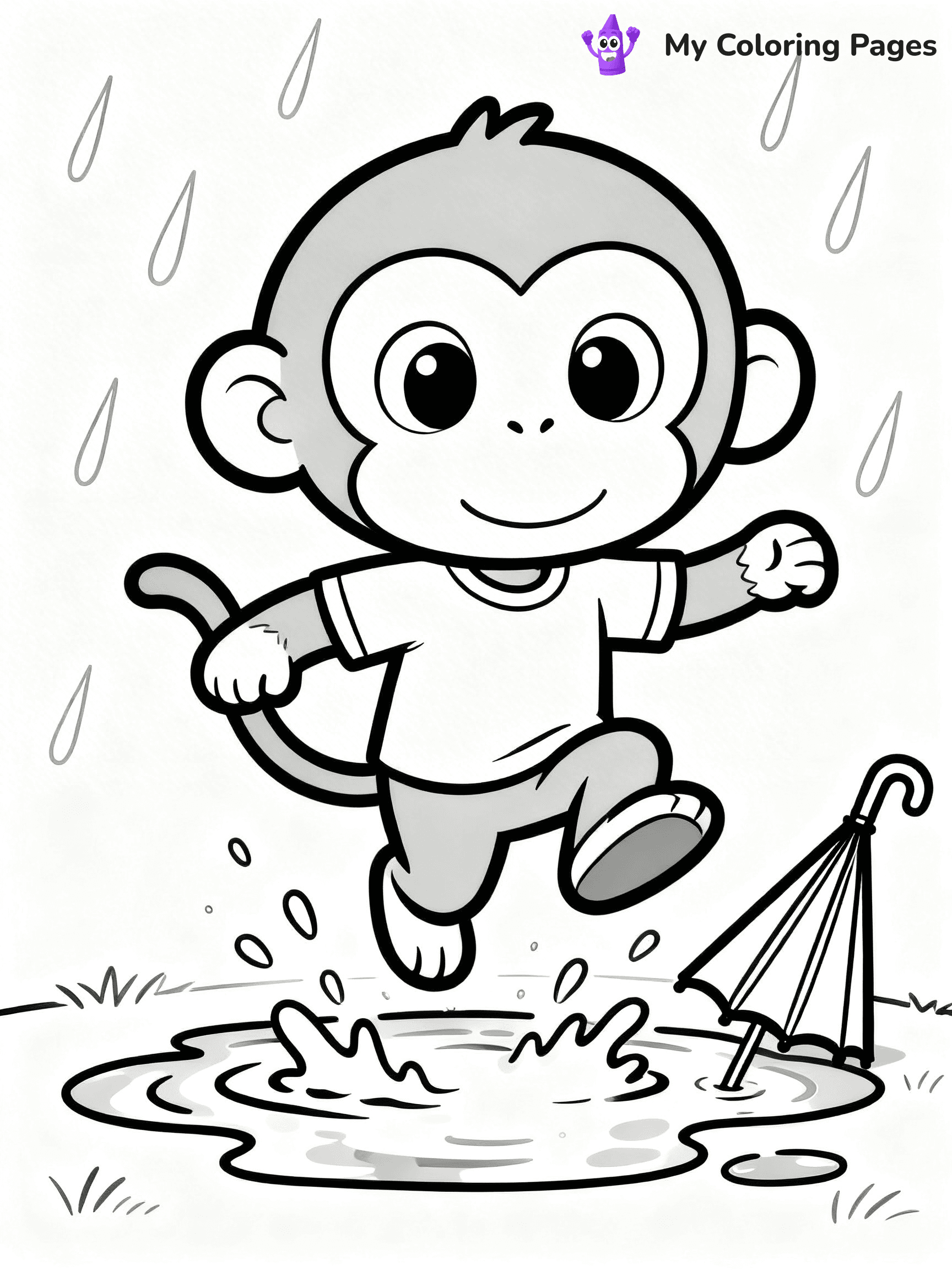 Coloring Pages Monkey - 214