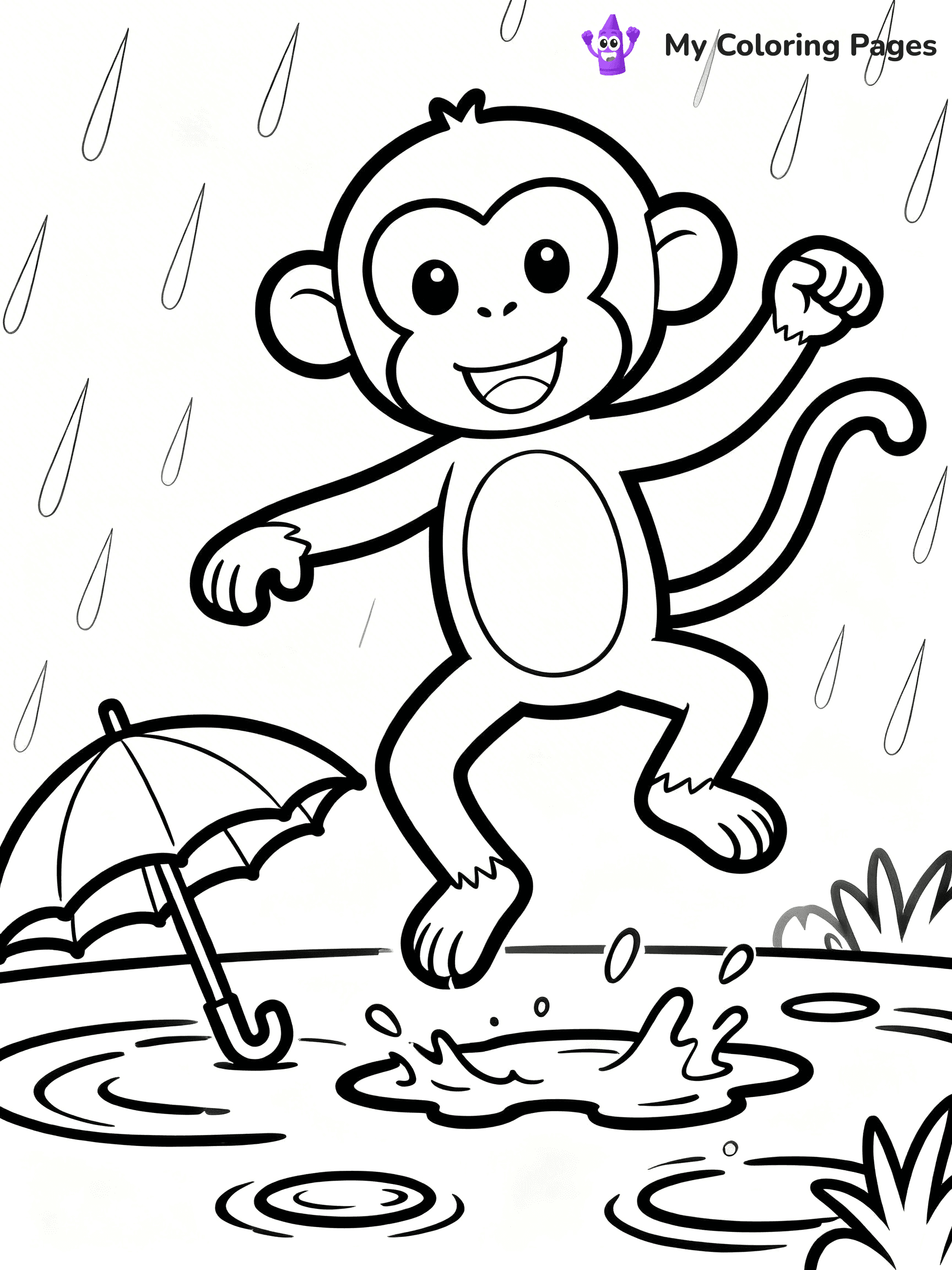 Coloring Pages Monkey - 212