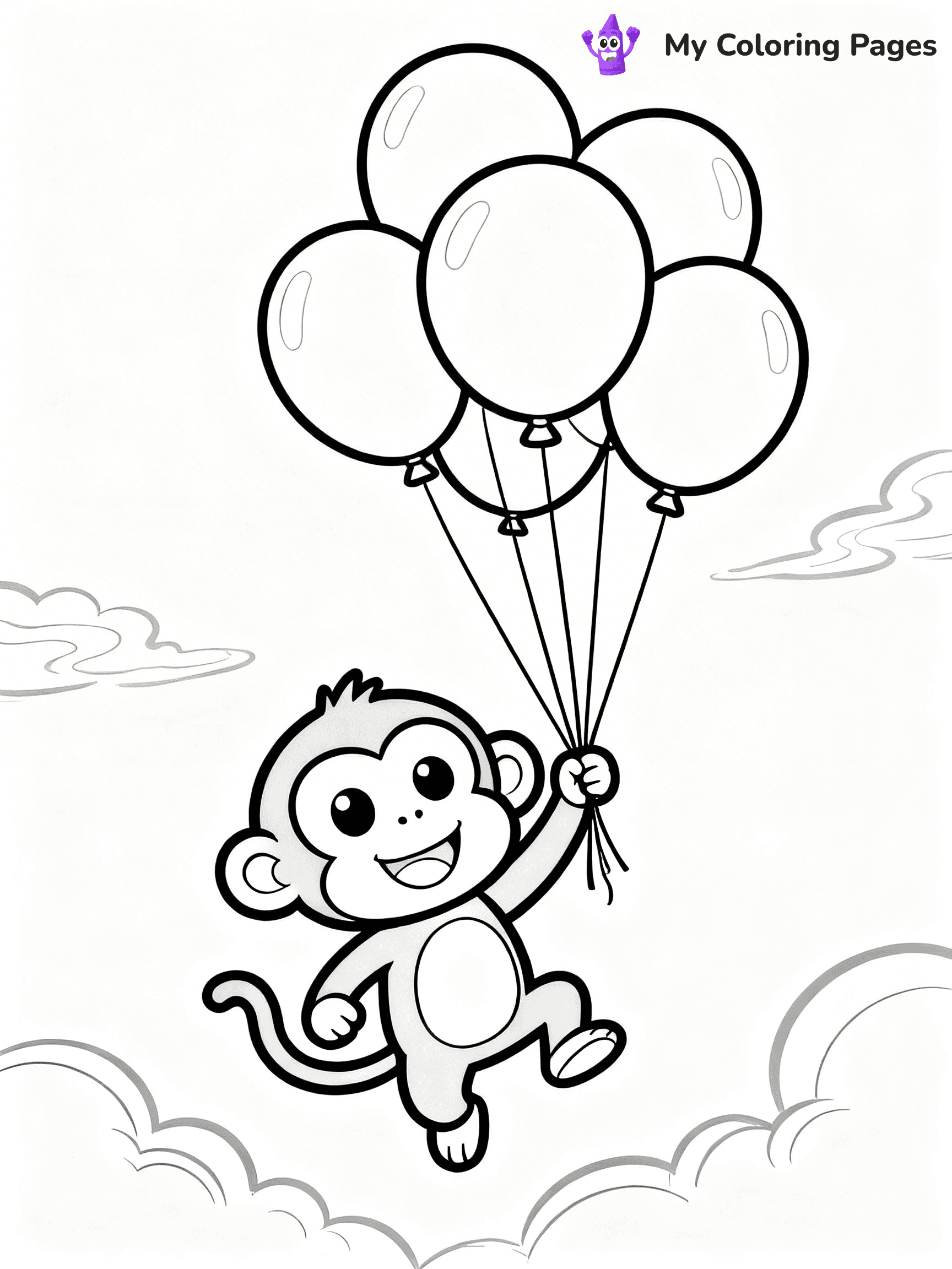 Coloring Pages Monkey - 178