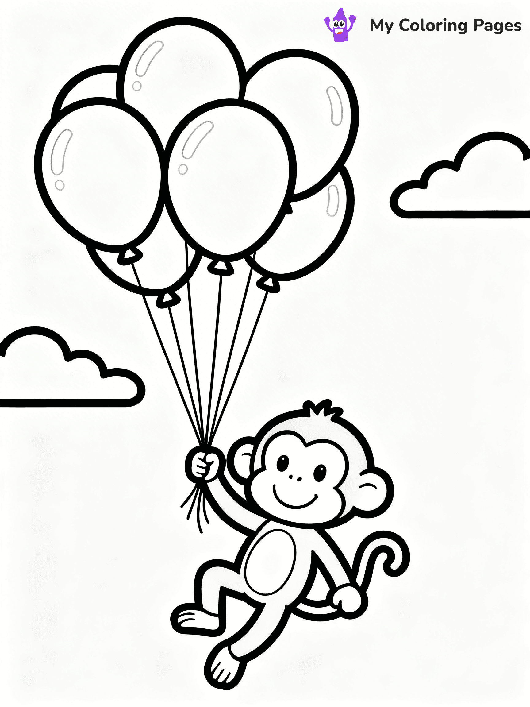 Coloring Pages Monkey - 176