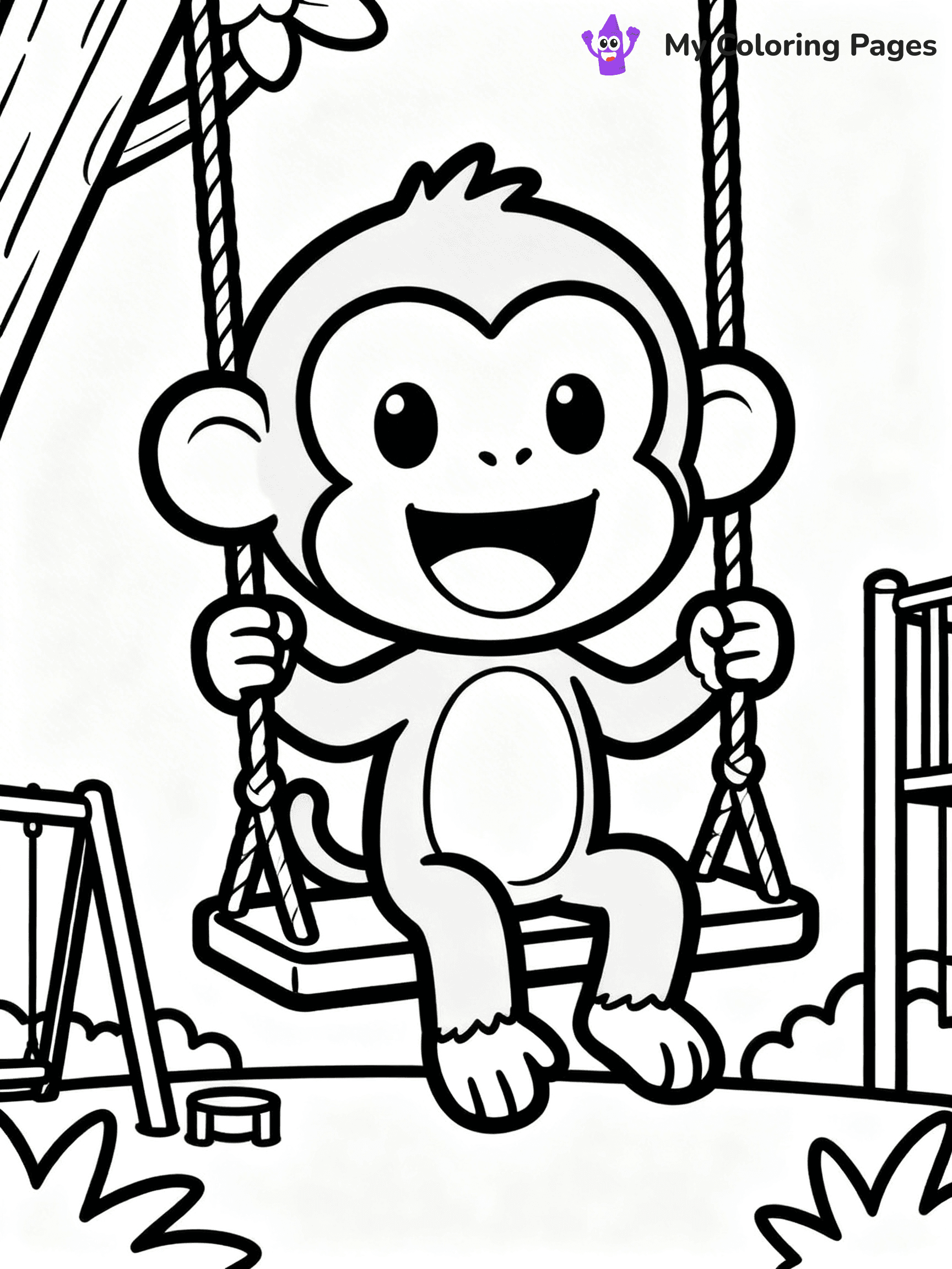 Coloring Pages Monkey - 167