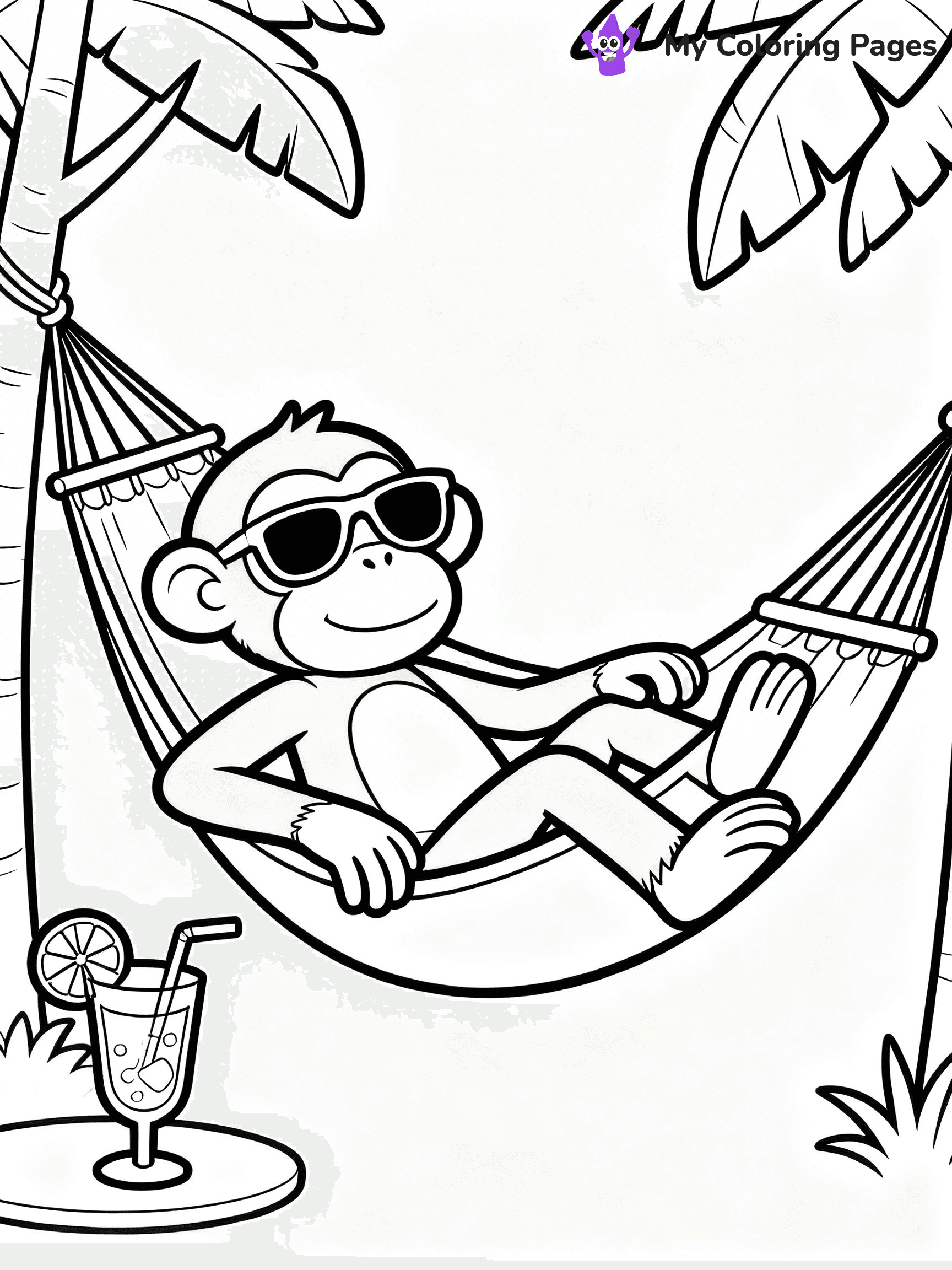 Coloring Pages Monkey - 161
