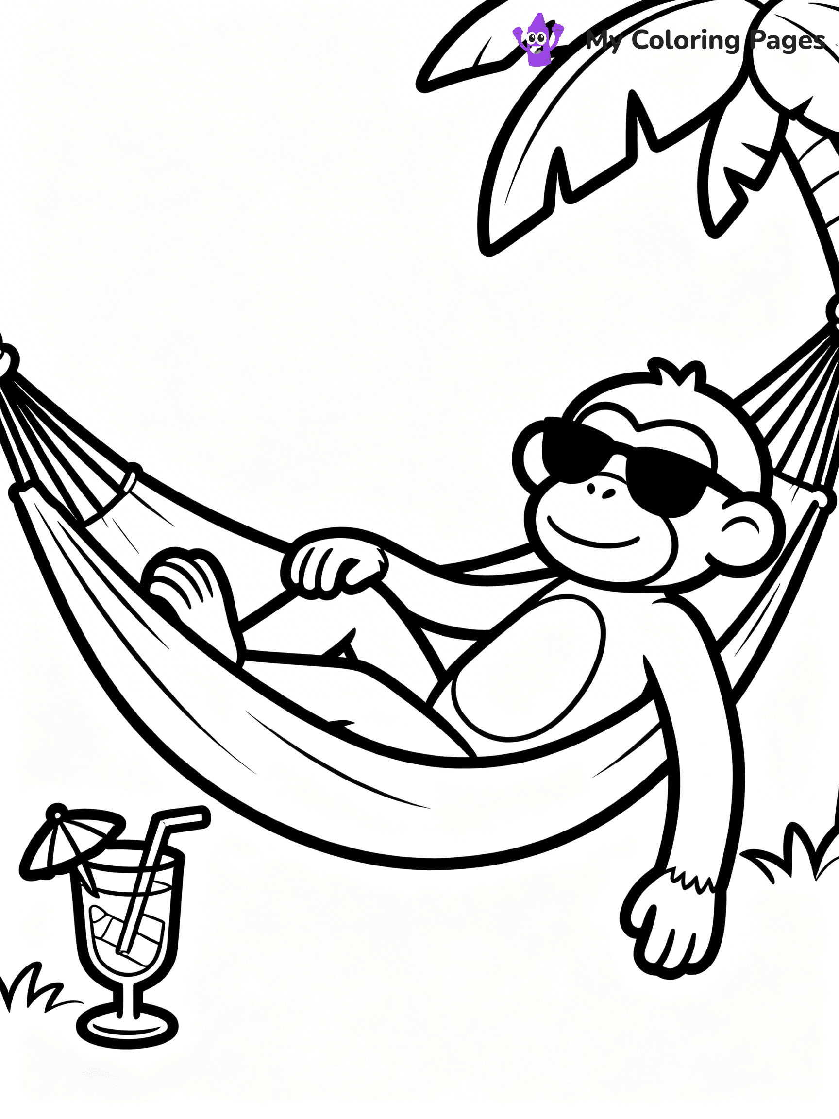 Coloring Pages Monkey - 158