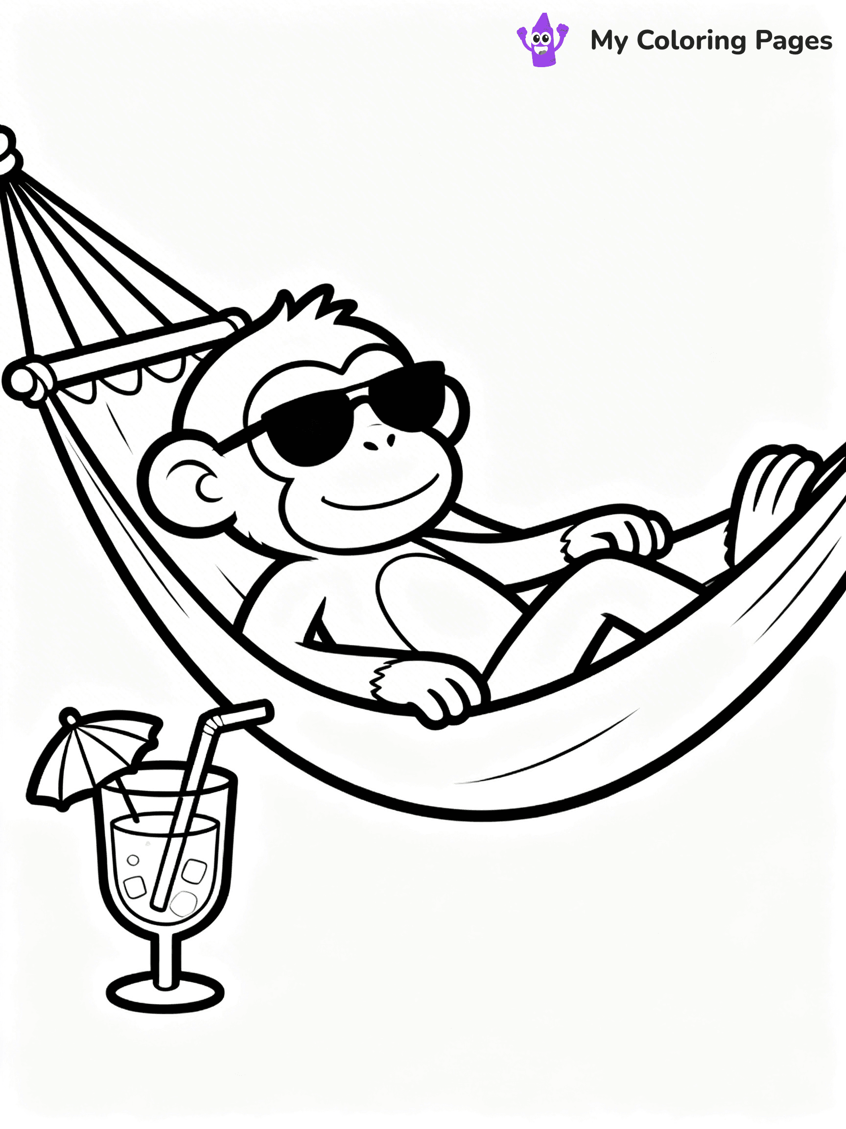 Coloring Pages Monkey - 155