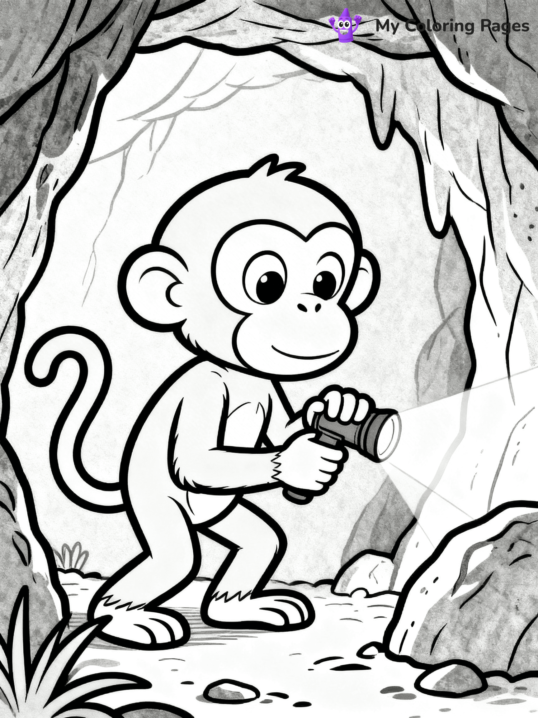 Coloring Pages Monkey - 150