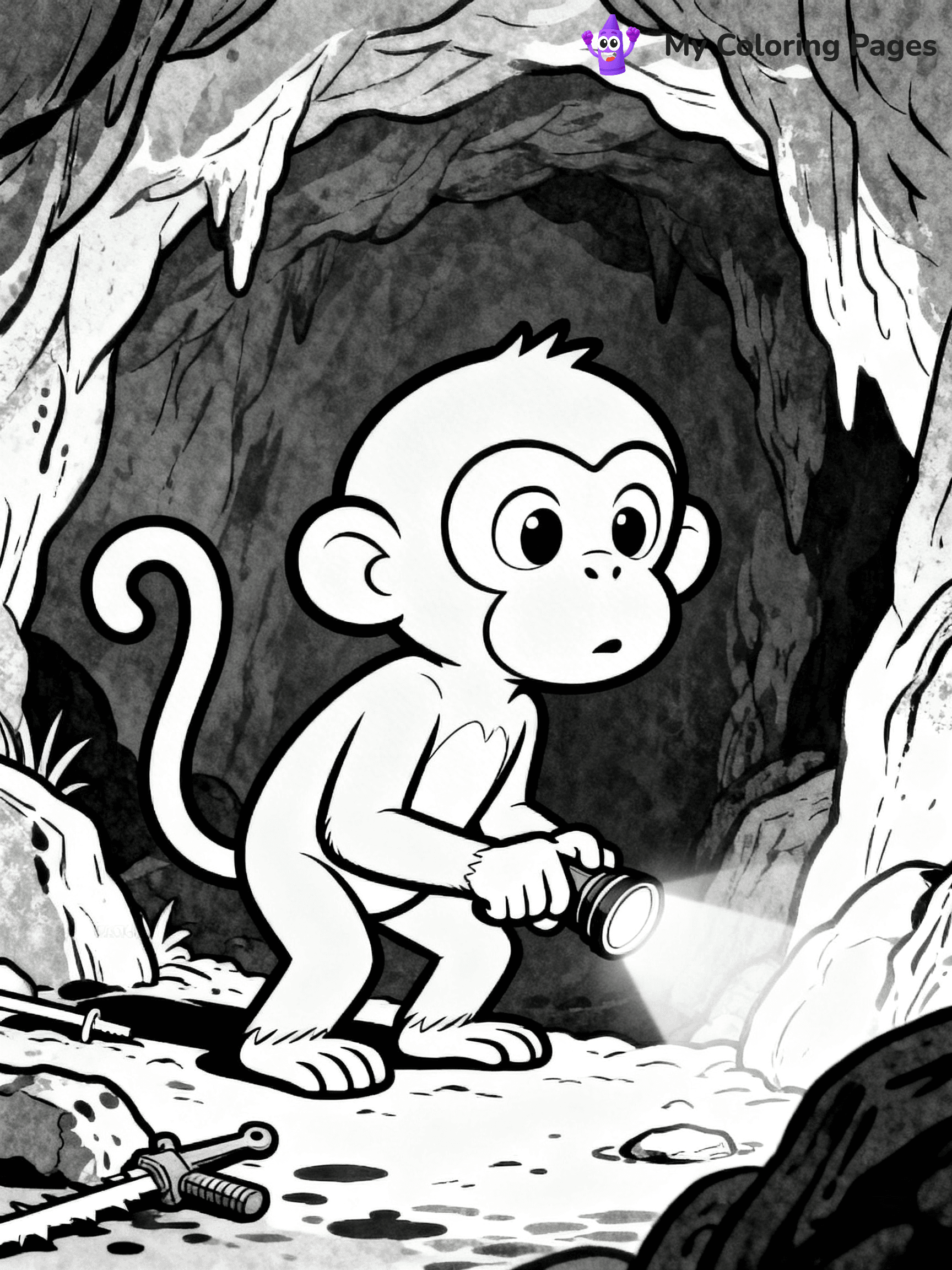 Coloring Pages Monkey - 149