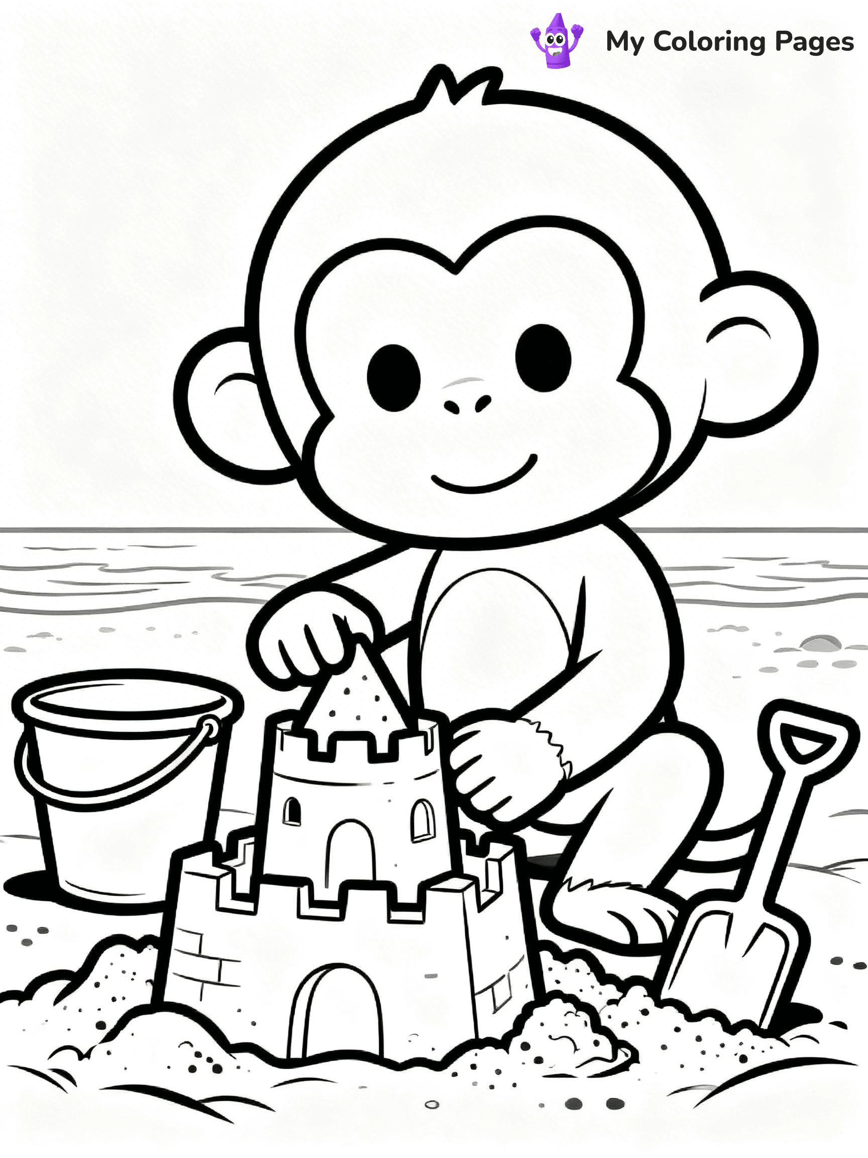 Coloring Pages Monkey - 145