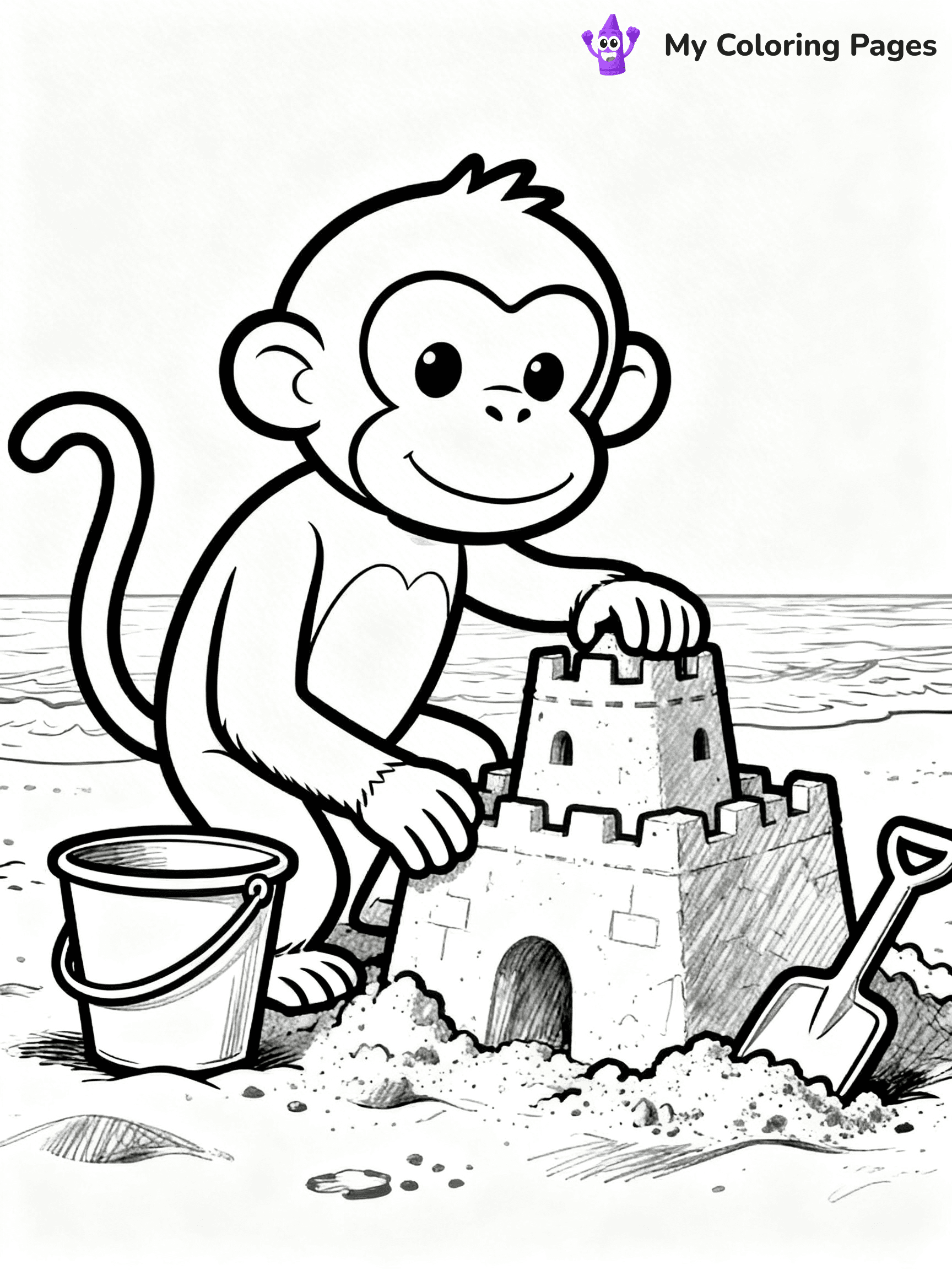 Coloring Pages Monkey - 143