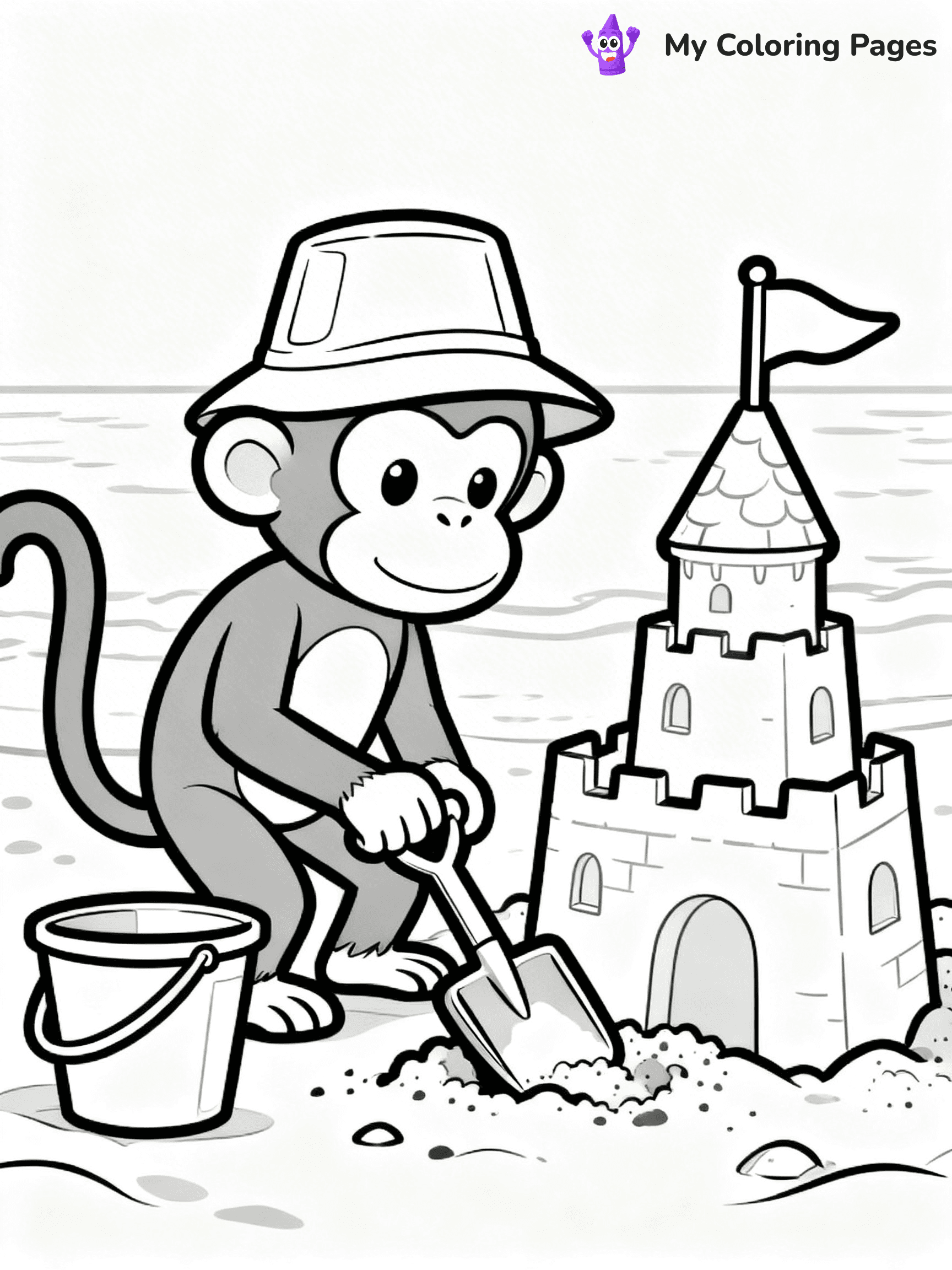 Coloring Pages Monkey - 141