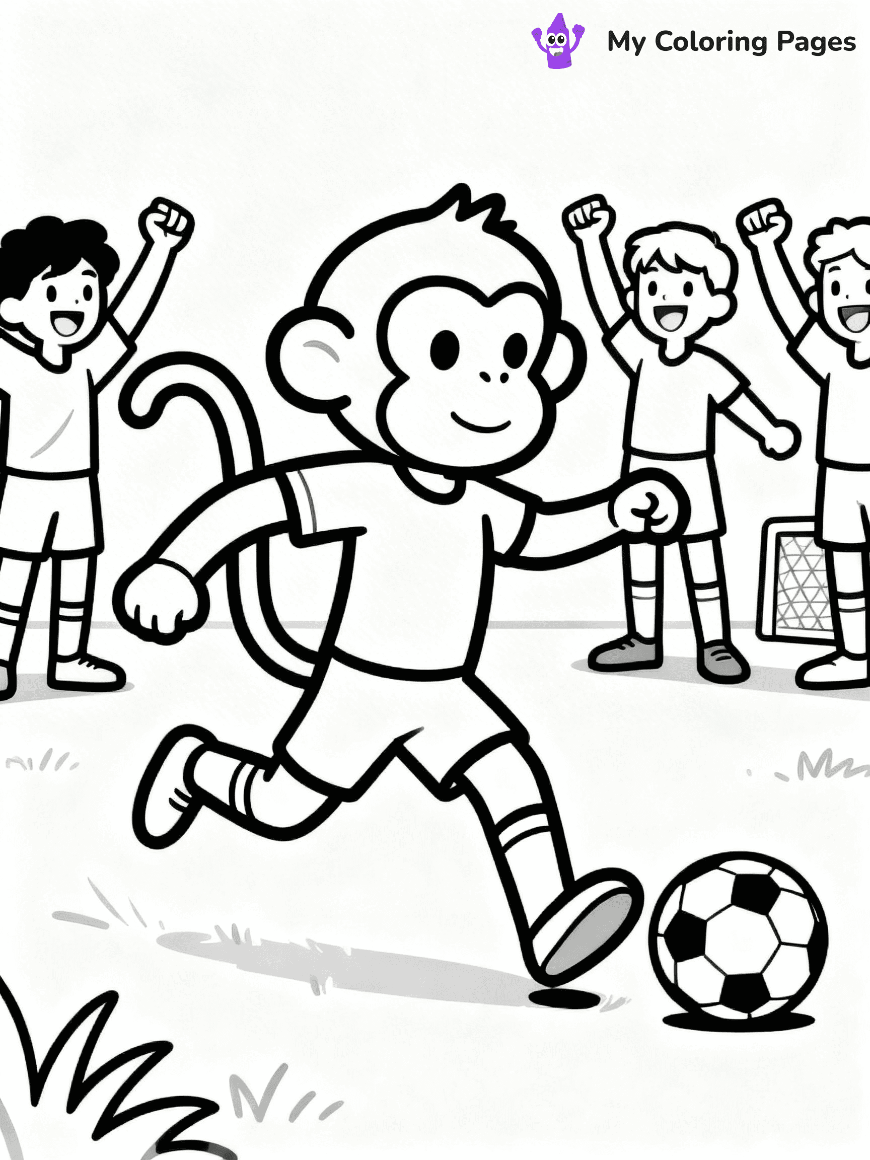 Coloring Pages Monkey - 138