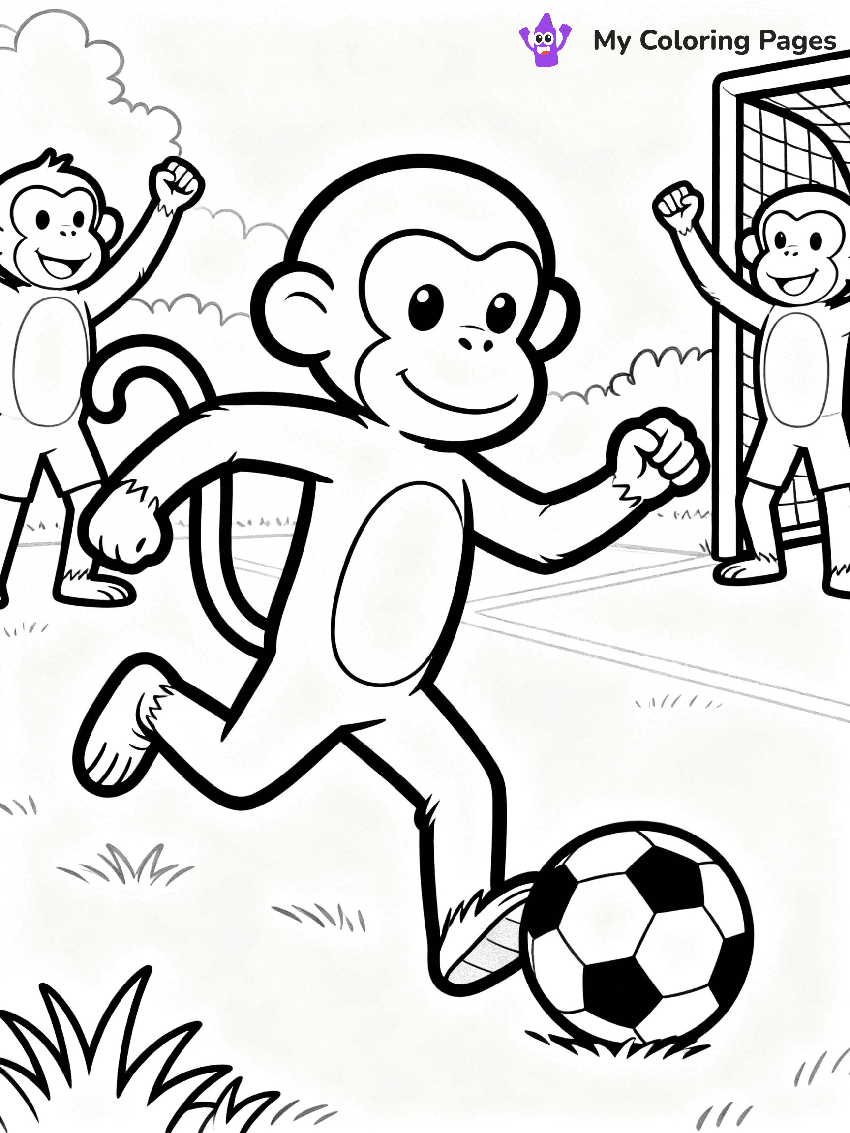 Coloring Pages Monkey - 137