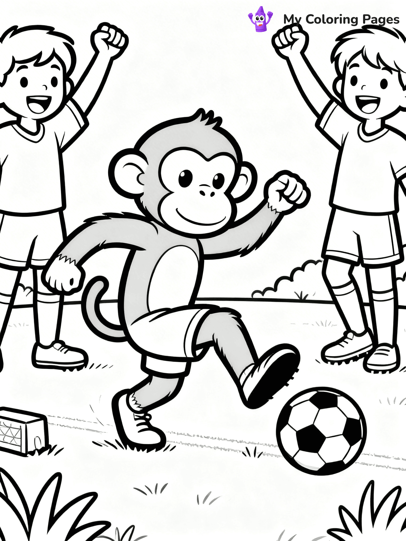 Coloring Pages Monkey - 135