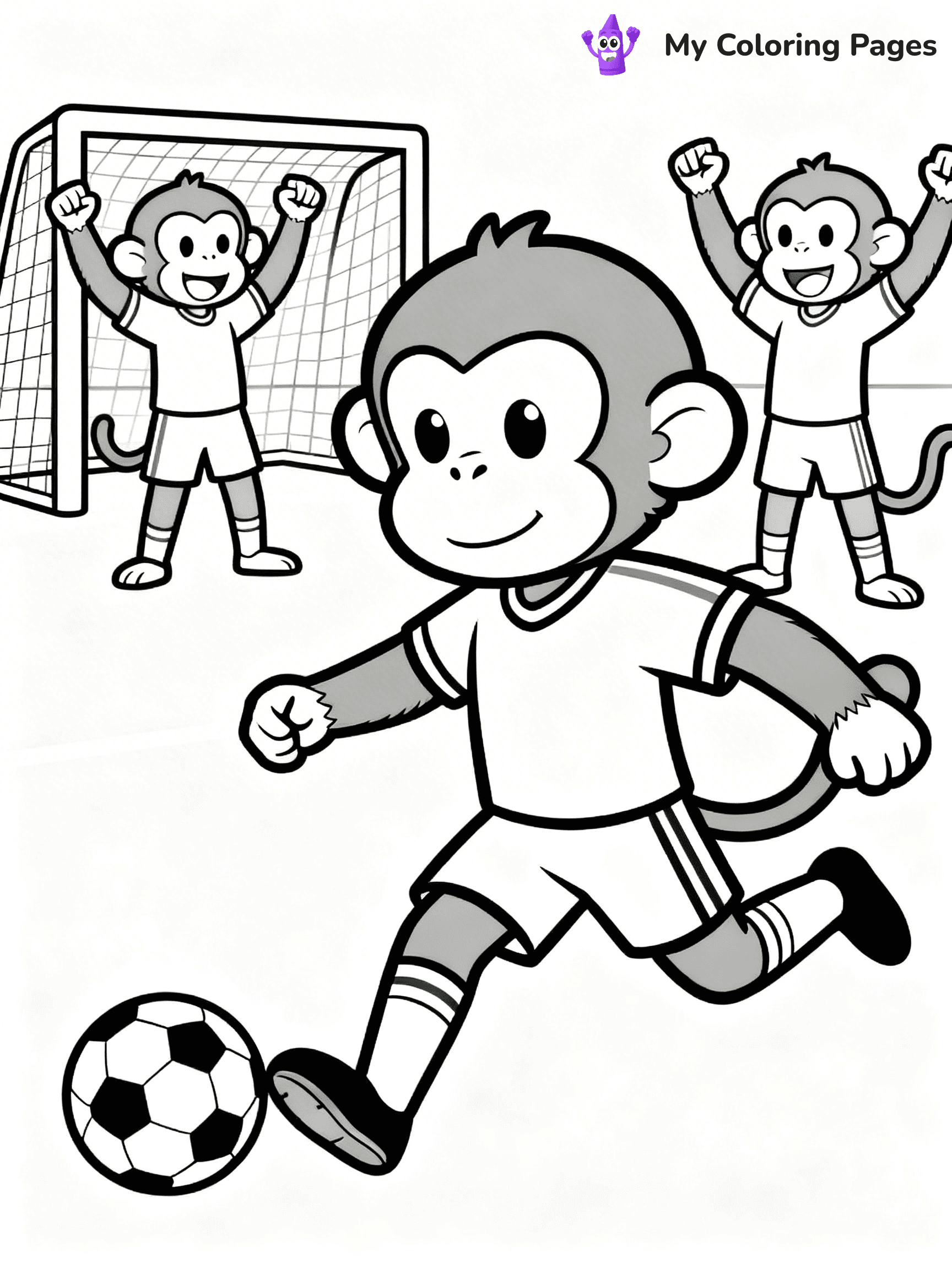 Coloring Pages Monkey - 134