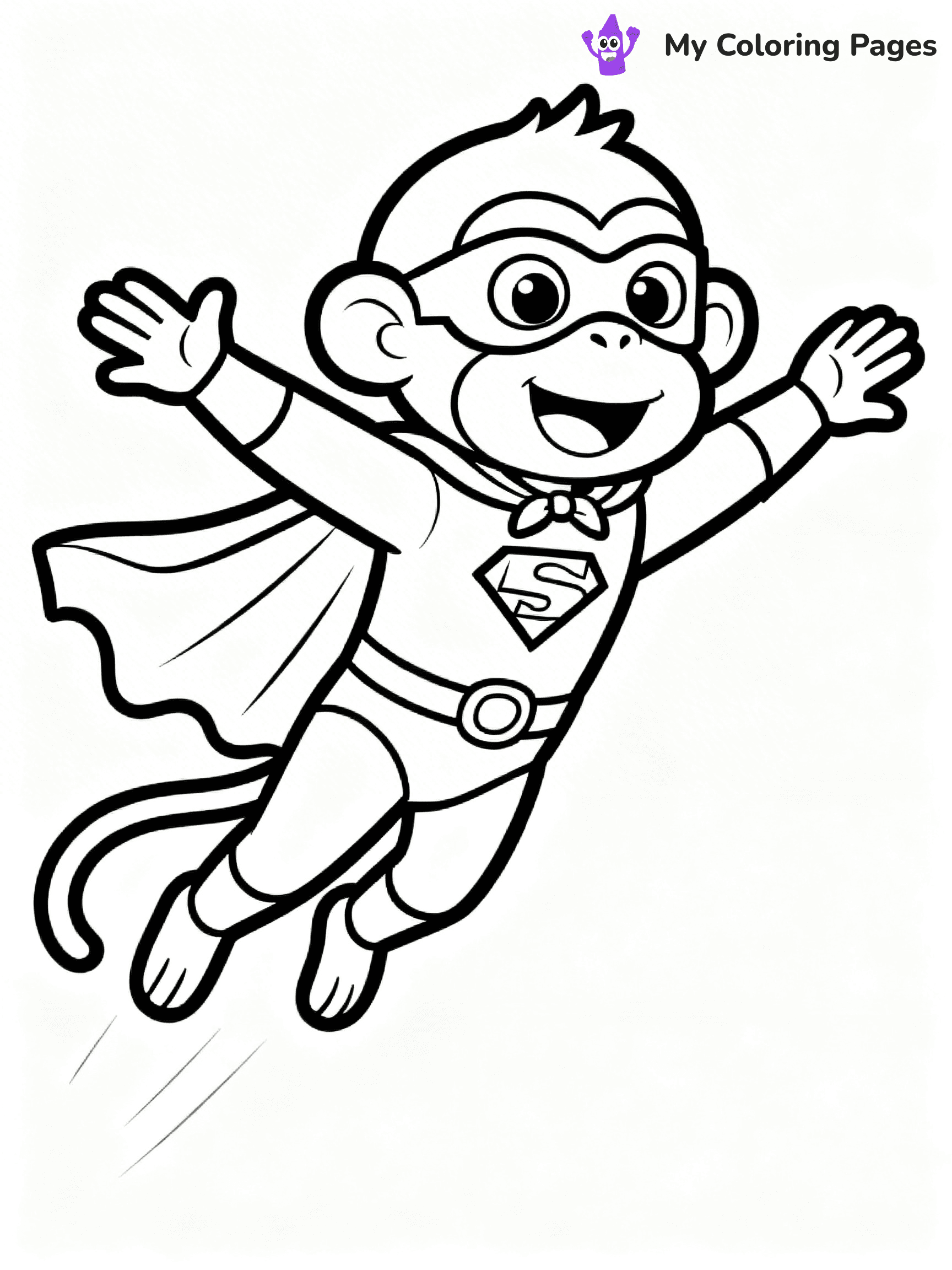 Coloring Pages Monkey - 130